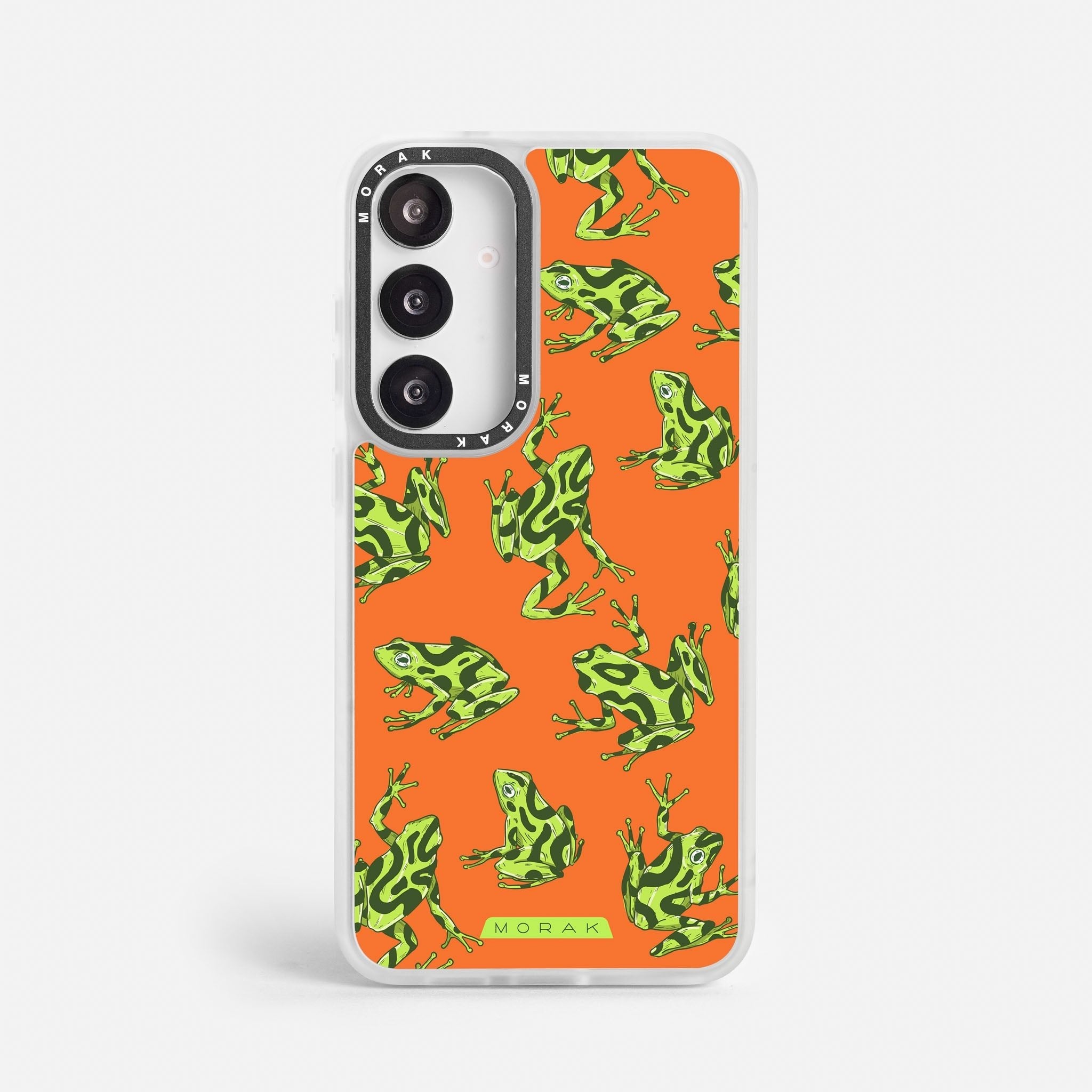 Case Frog Party - Blanco Premium – Protección antigolpe | Diseño colombiano | Morak