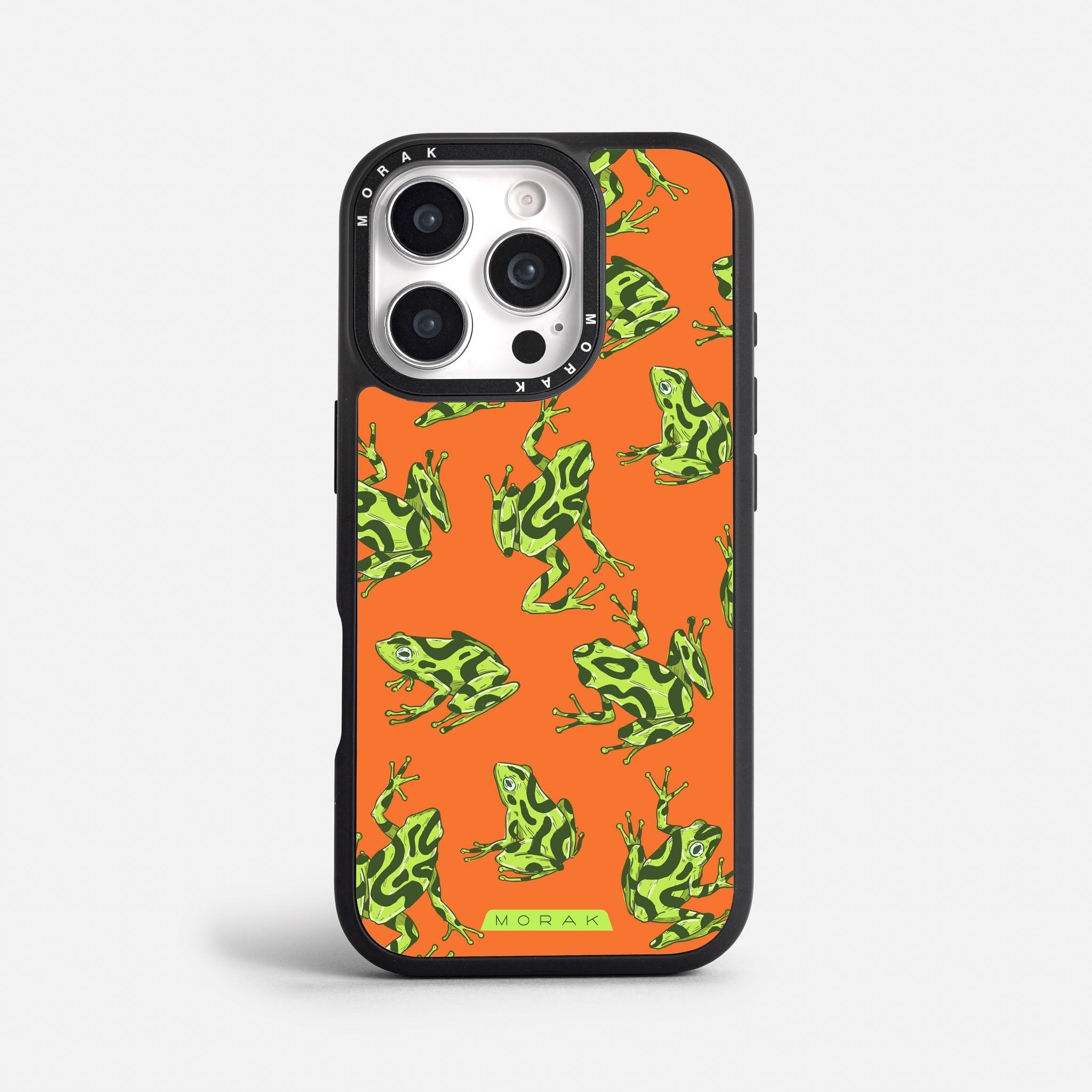 Case Frog Party - Blanco Premium – Protección antigolpe | Diseño colombiano | Morak