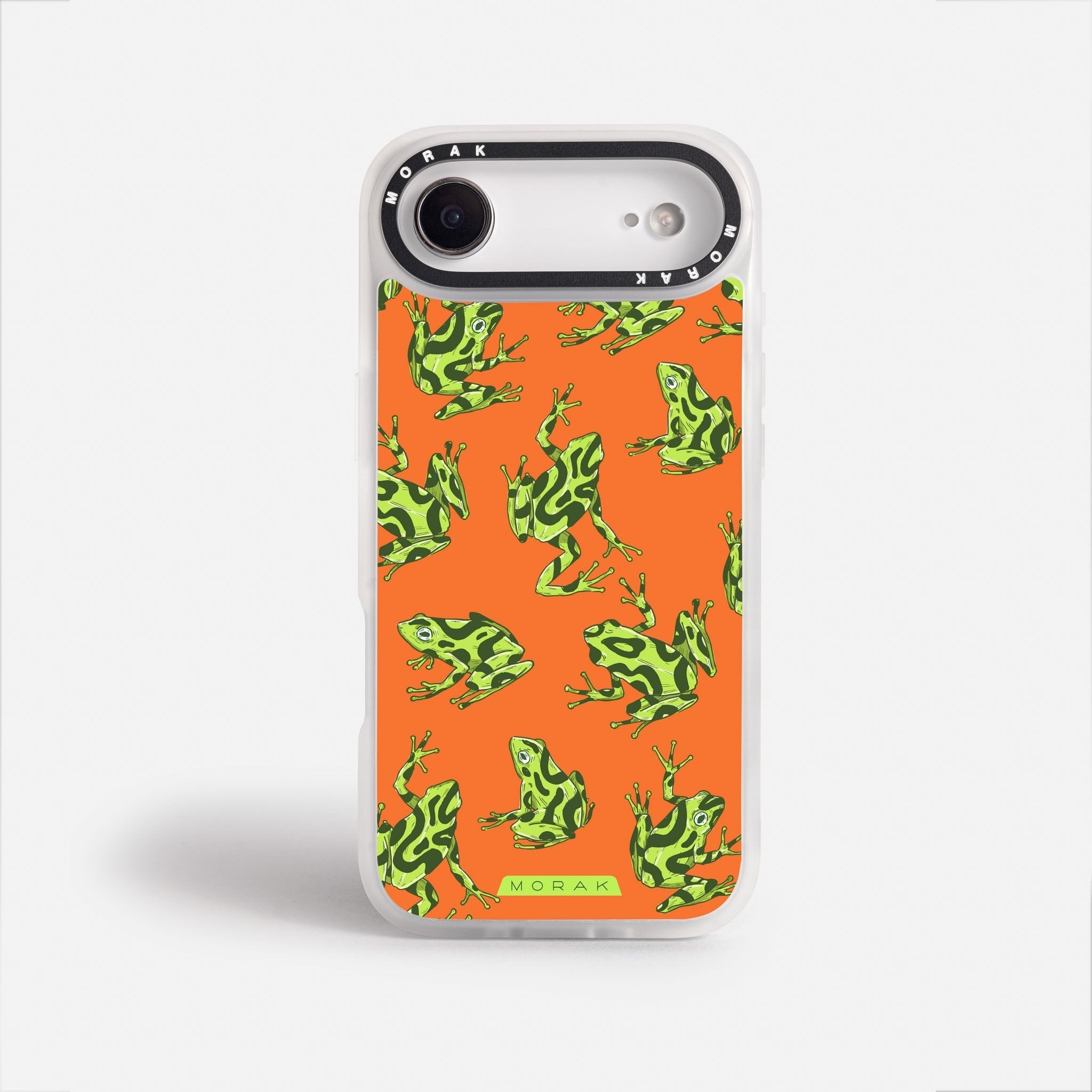 Case Frog Party - Blanco Premium – Protección antigolpe | Diseño colombiano | Morak
