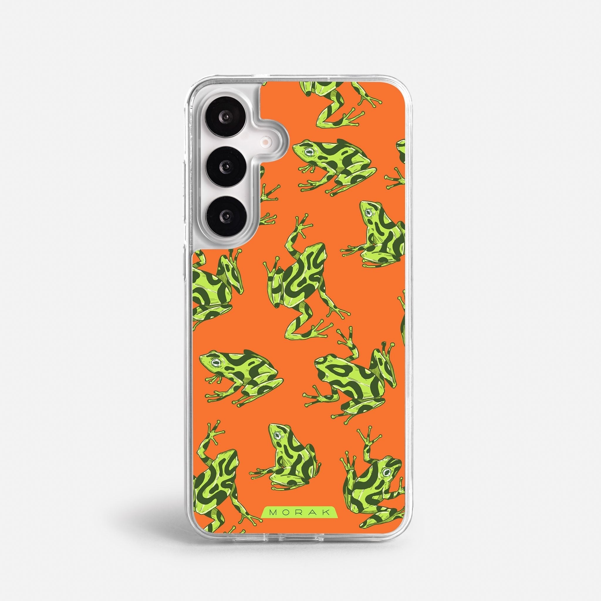 Case Frog Party - Blanco Premium – Protección antigolpe | Diseño colombiano | Morak