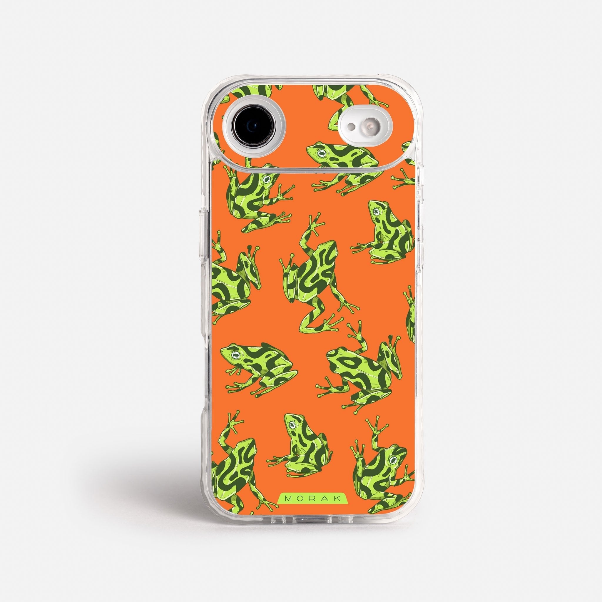 Case Frog Party - Blanco Premium – Protección antigolpe | Diseño colombiano | Morak