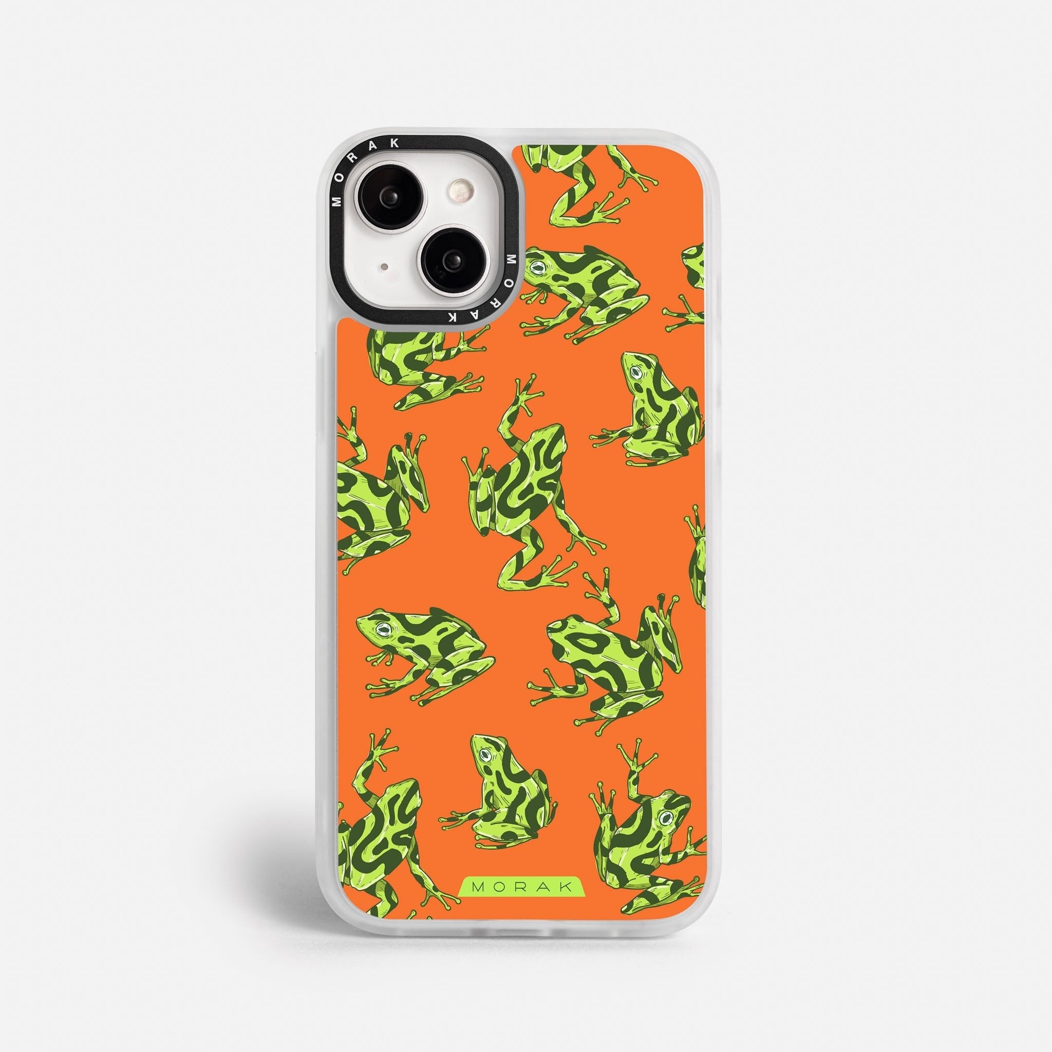Case Frog Party - Blanco Premium – Protección antigolpe | Diseño colombiano | Morak