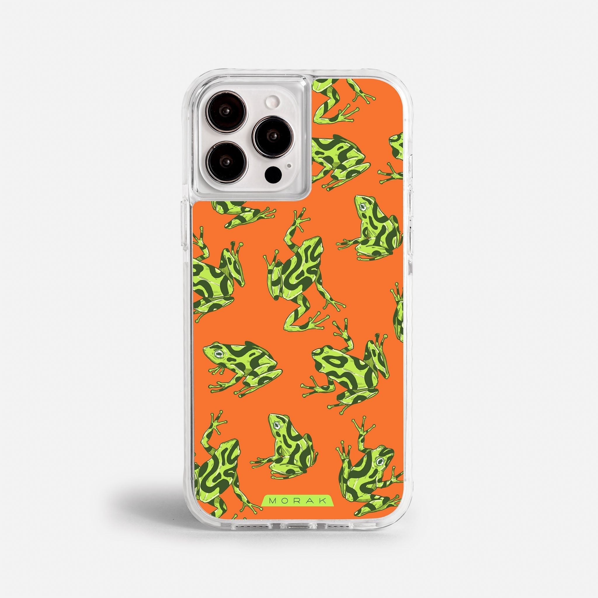 Case Frog Party - Blanco Premium – Protección antigolpe | Diseño colombiano | Morak