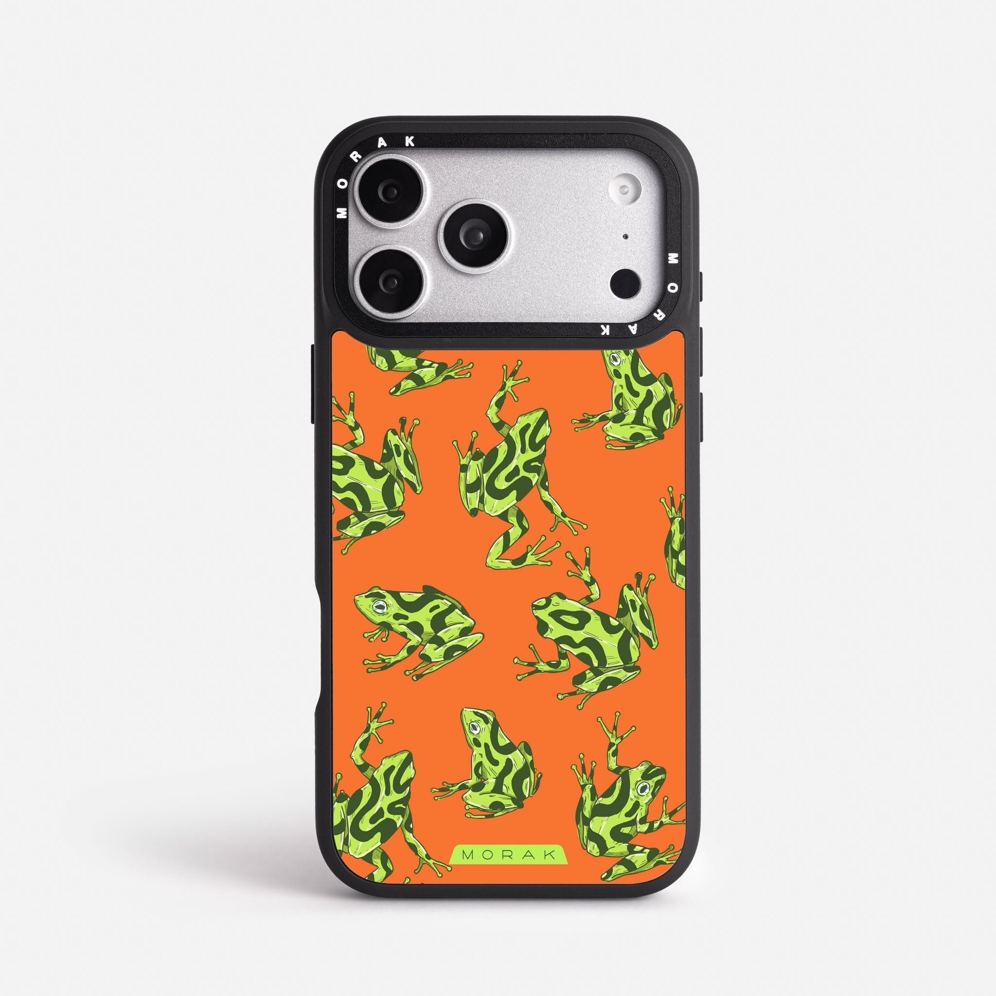 Case Frog Party - Blanco Premium – Protección antigolpe | Diseño colombiano | Morak