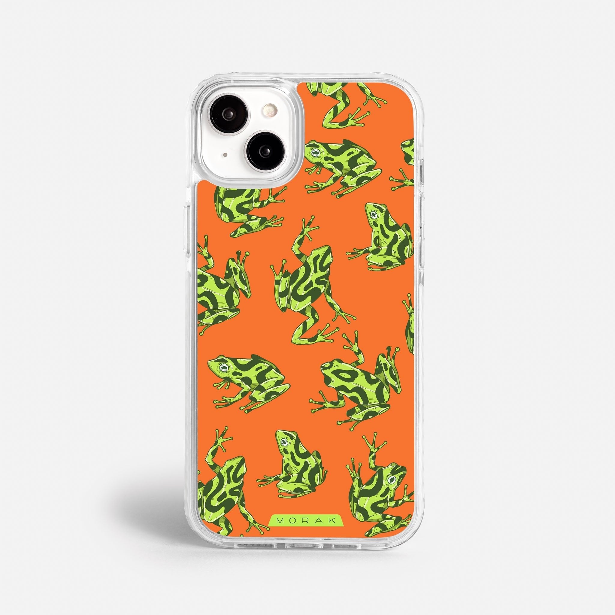 Case Frog Party - Blanco Premium – Protección antigolpe | Diseño colombiano | Morak