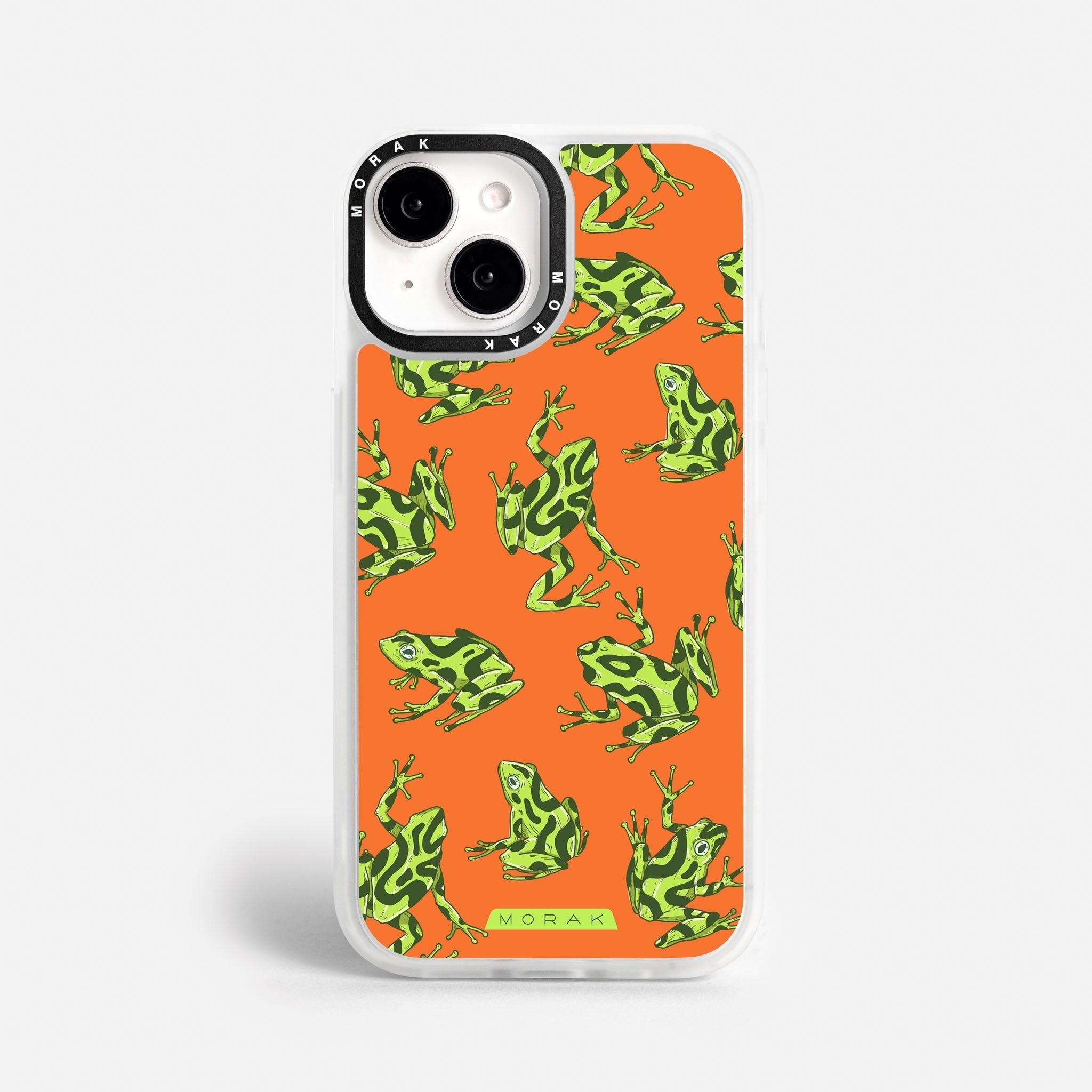 Case Frog Party - Blanco Premium – Protección antigolpe | Diseño colombiano | Morak