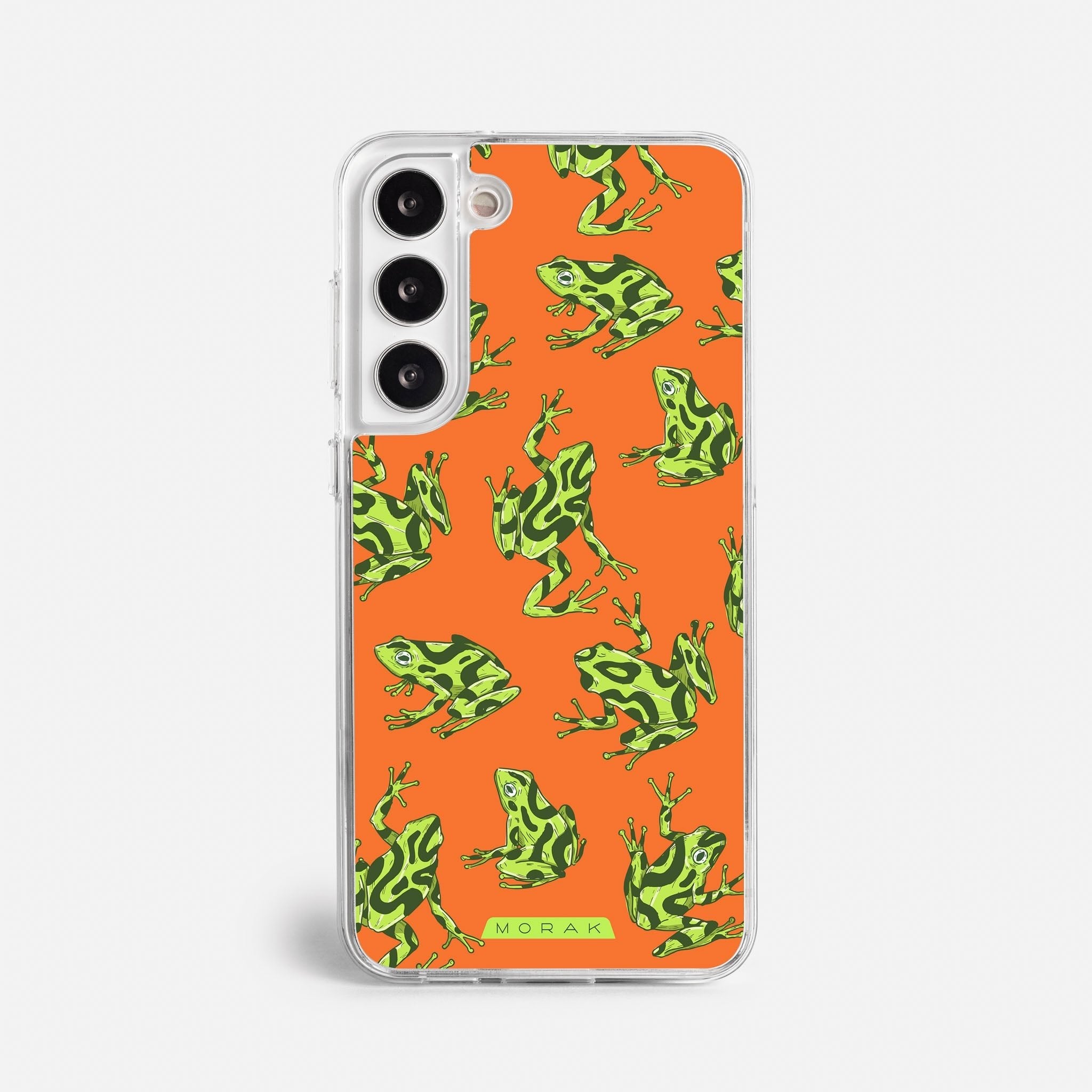Case Frog Party - Blanco Premium – Protección antigolpe | Diseño colombiano | Morak