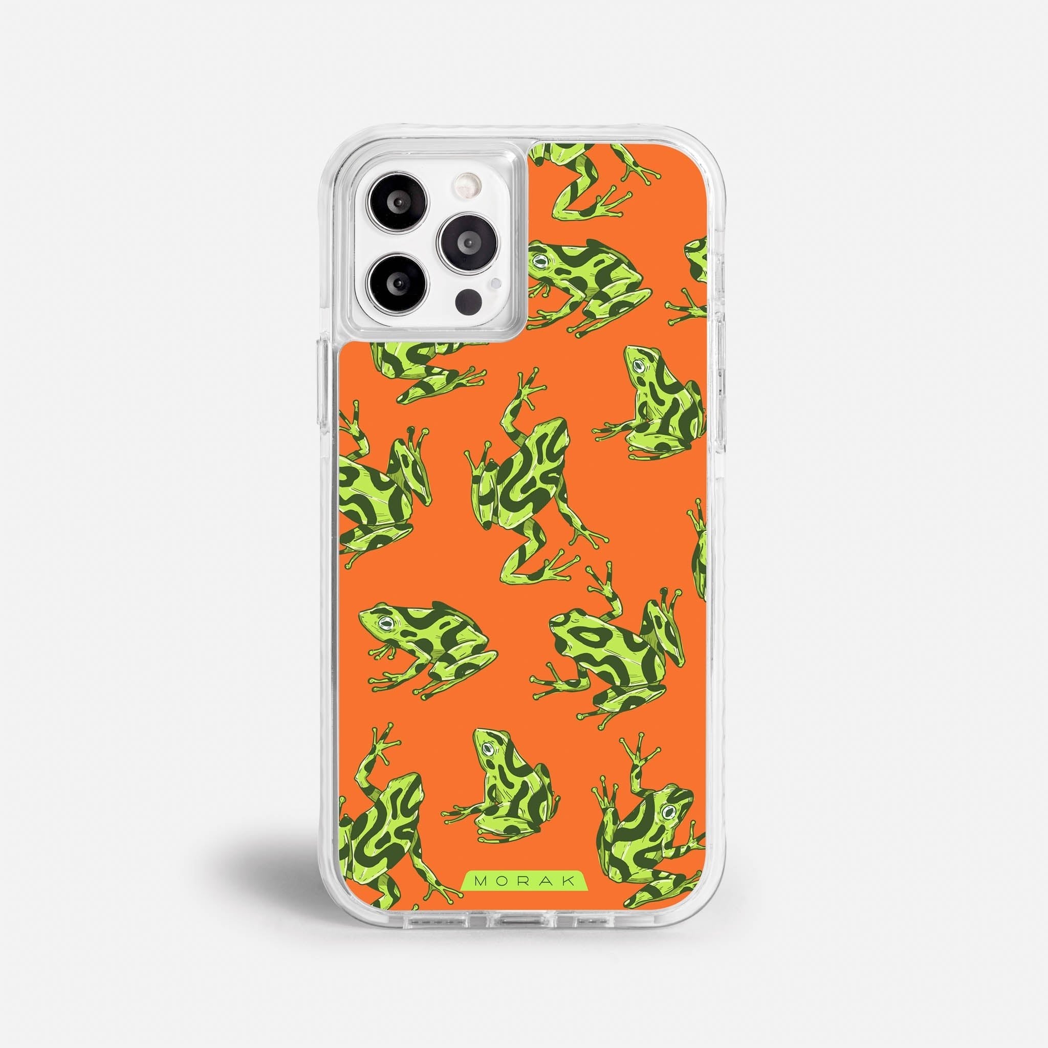 Case Frog Party - Blanco Premium – Protección antigolpe | Diseño colombiano | Morak