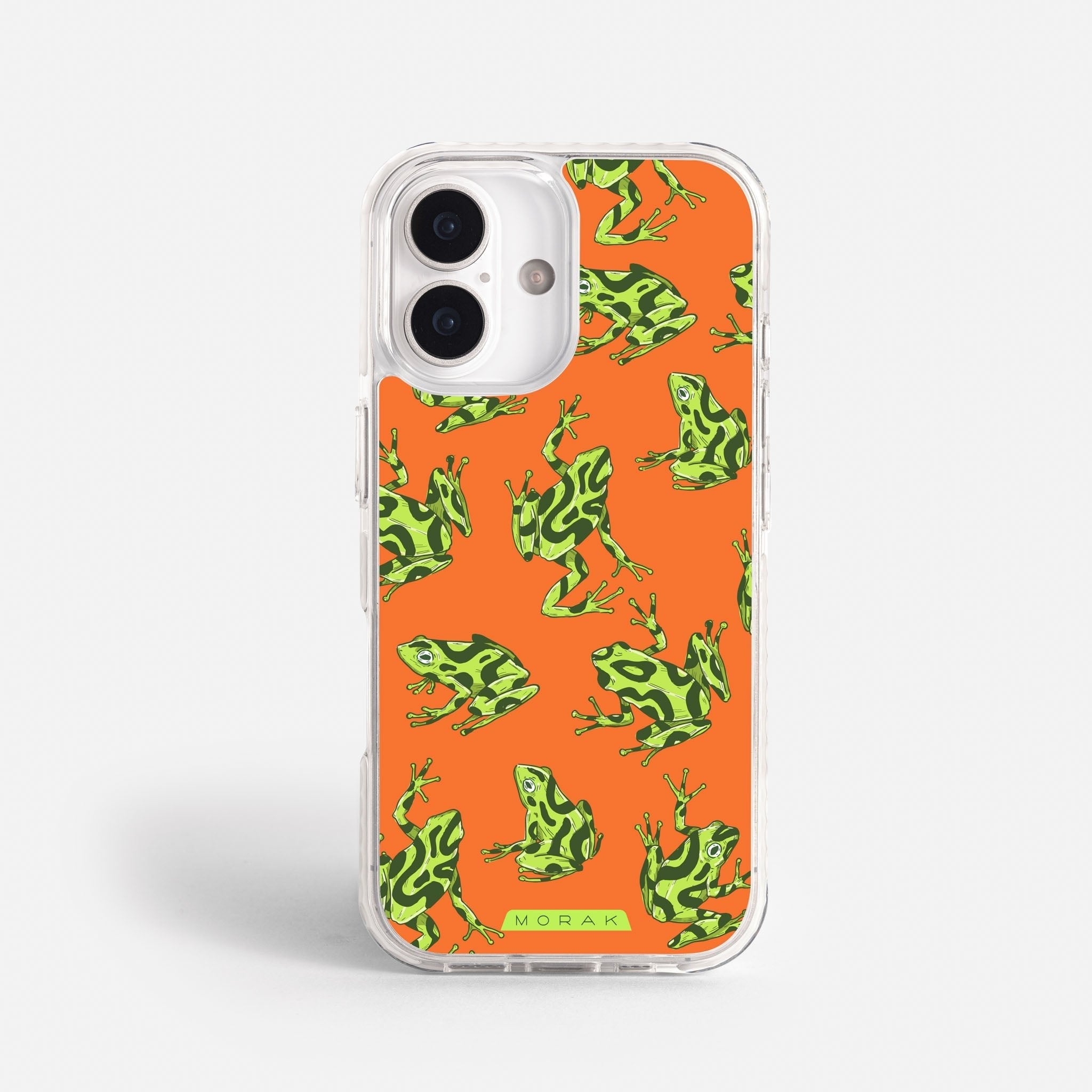 Case Frog Party - Blanco Premium – Protección antigolpe | Diseño colombiano | Morak