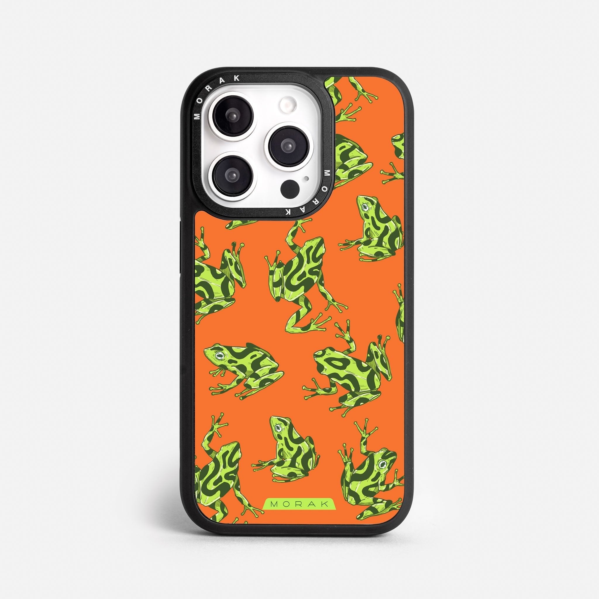 Case Frog Party - Blanco Premium – Protección antigolpe | Diseño colombiano | Morak