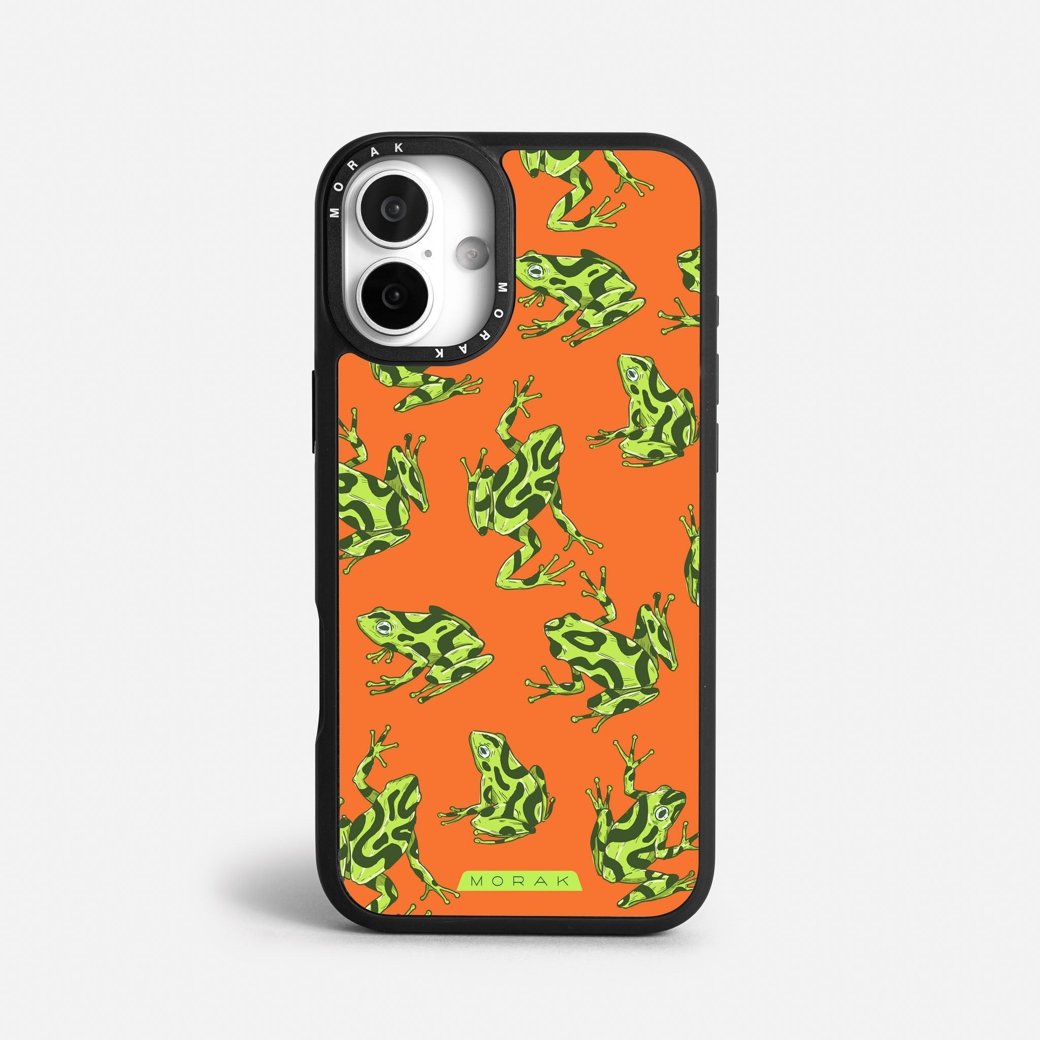 Case Frog Party - Blanco Premium – Protección antigolpe | Diseño colombiano | Morak