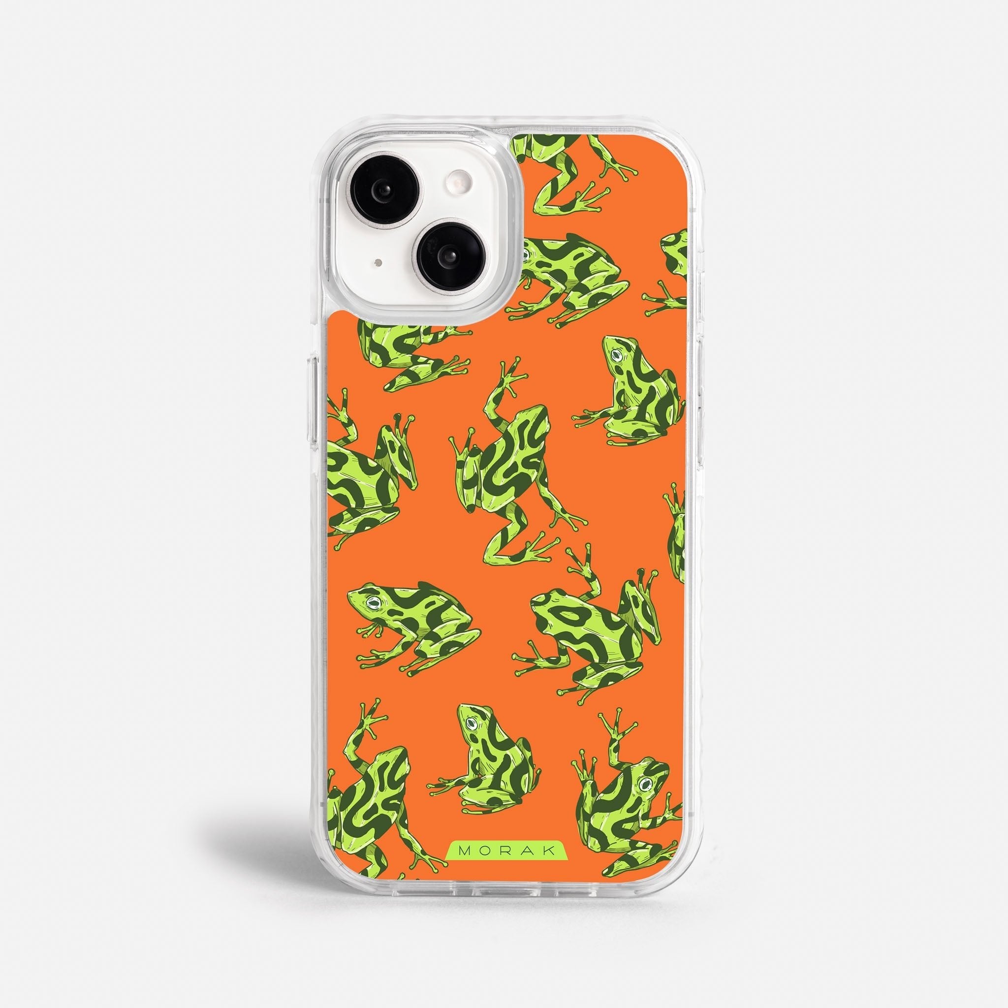 Case Frog Party - Blanco Premium – Protección antigolpe | Diseño colombiano | Morak