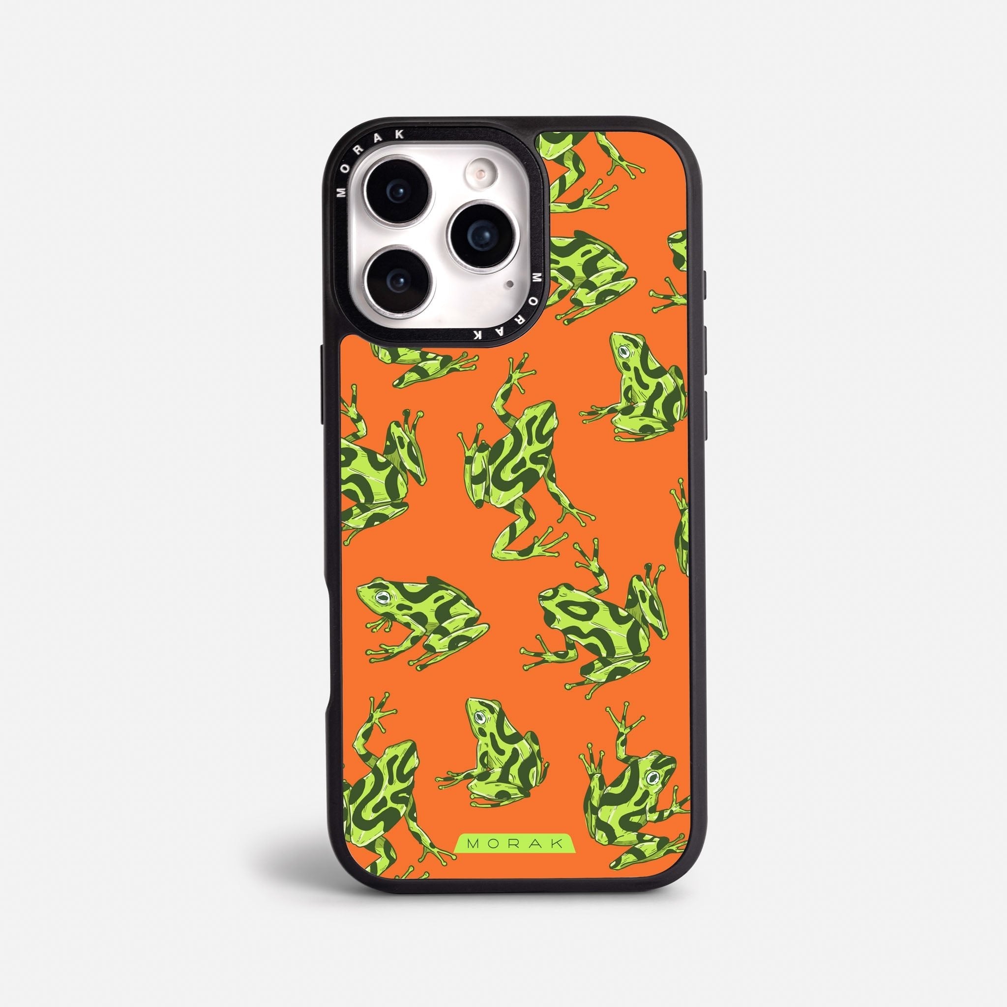 Case Frog Party - Blanco Premium – Protección antigolpe | Diseño colombiano | Morak