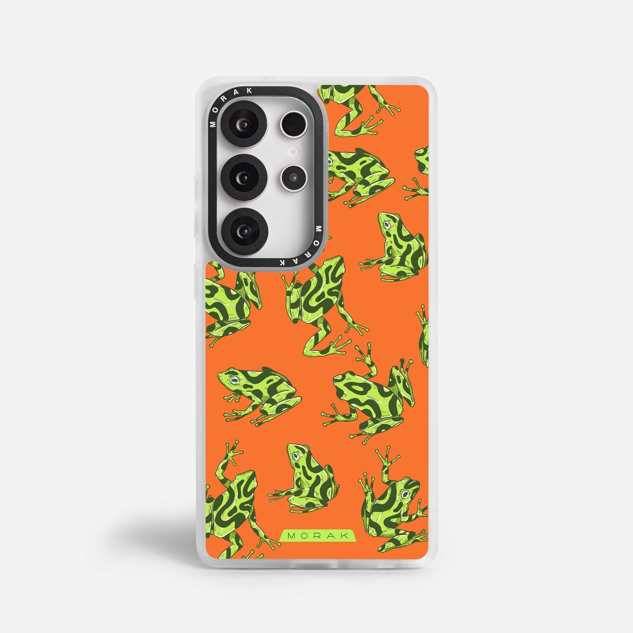 Case Frog Party - Blanco Premium – Protección antigolpe | Diseño colombiano | Morak