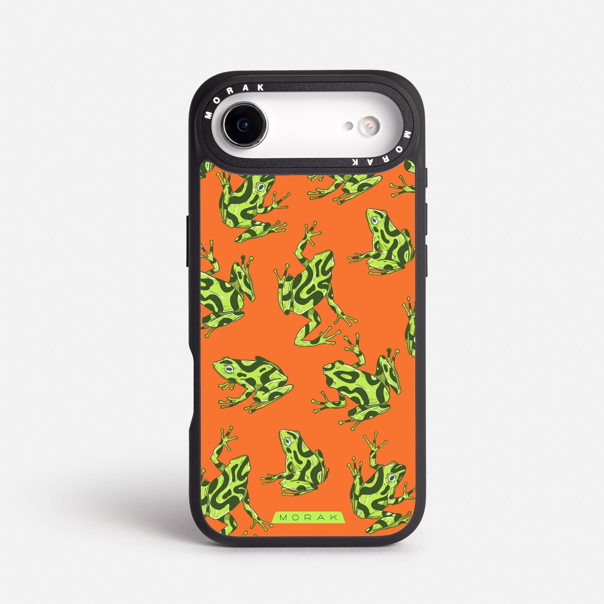 Case Frog Party - Blanco Premium – Protección antigolpe | Diseño colombiano | Morak