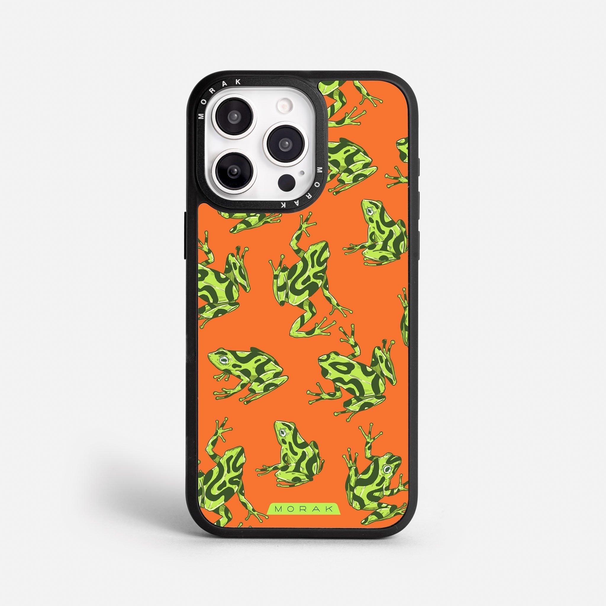 Case Frog Party - Blanco Premium – Protección antigolpe | Diseño colombiano | Morak