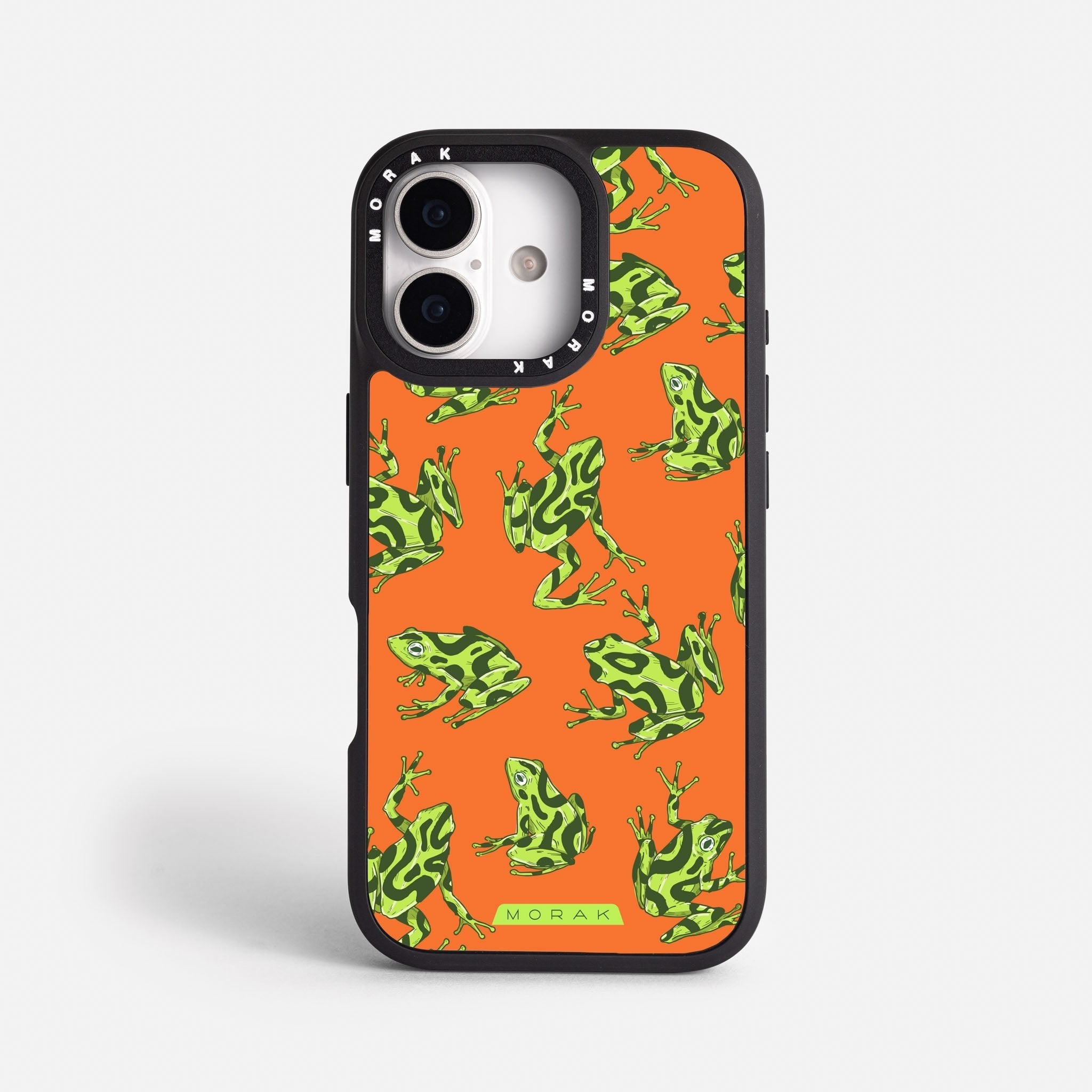 Case Frog Party - Blanco Premium – Protección antigolpe | Diseño colombiano | Morak