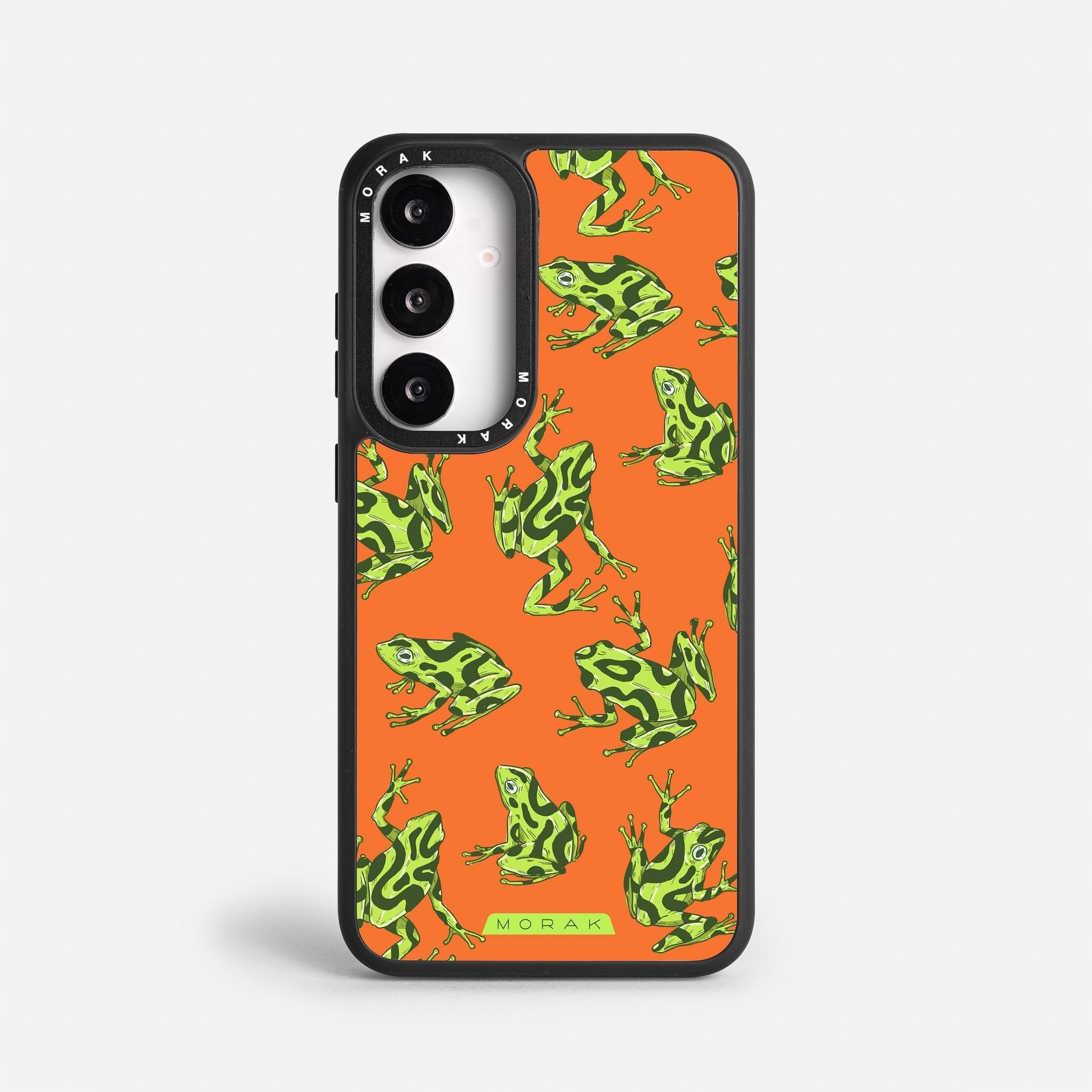 Case Frog Party - Blanco Premium – Protección antigolpe | Diseño colombiano | Morak