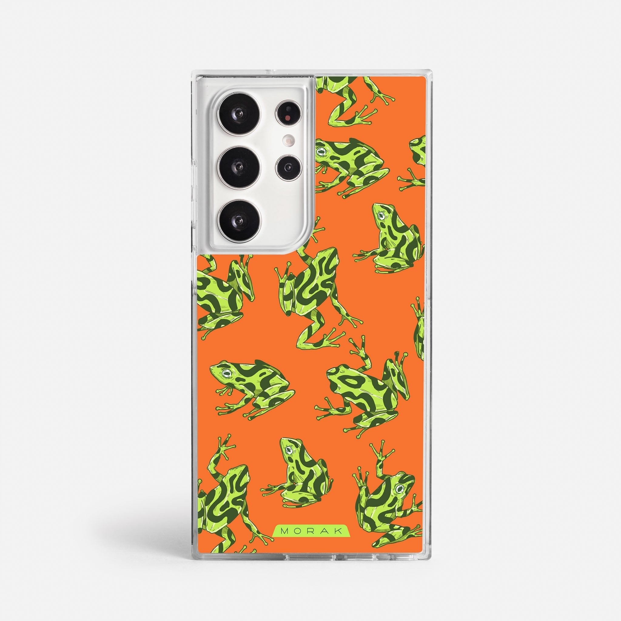Case Frog Party - Blanco Premium – Protección antigolpe | Diseño colombiano | Morak