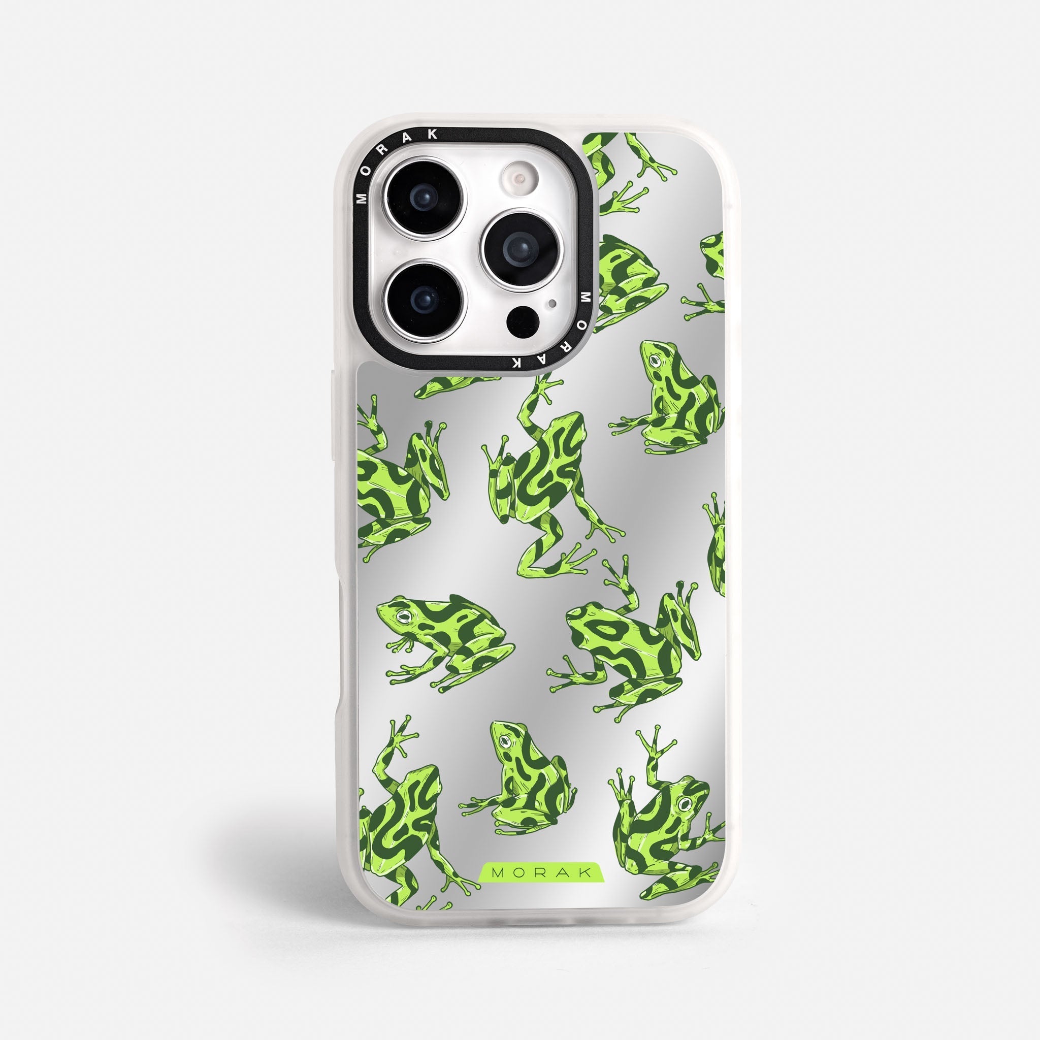Case Frog Party - Espejo Premium – Protección antigolpe | Diseño colombiano | Morak
