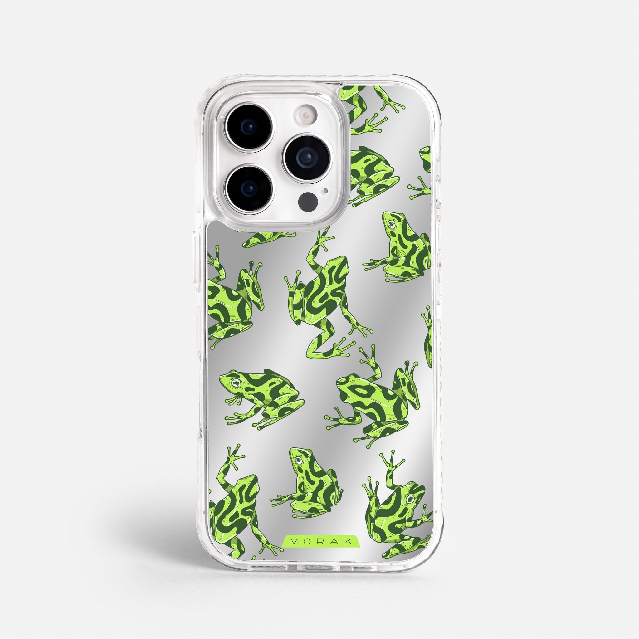 Case Frog Party - Espejo Premium – Protección antigolpe | Diseño colombiano | Morak