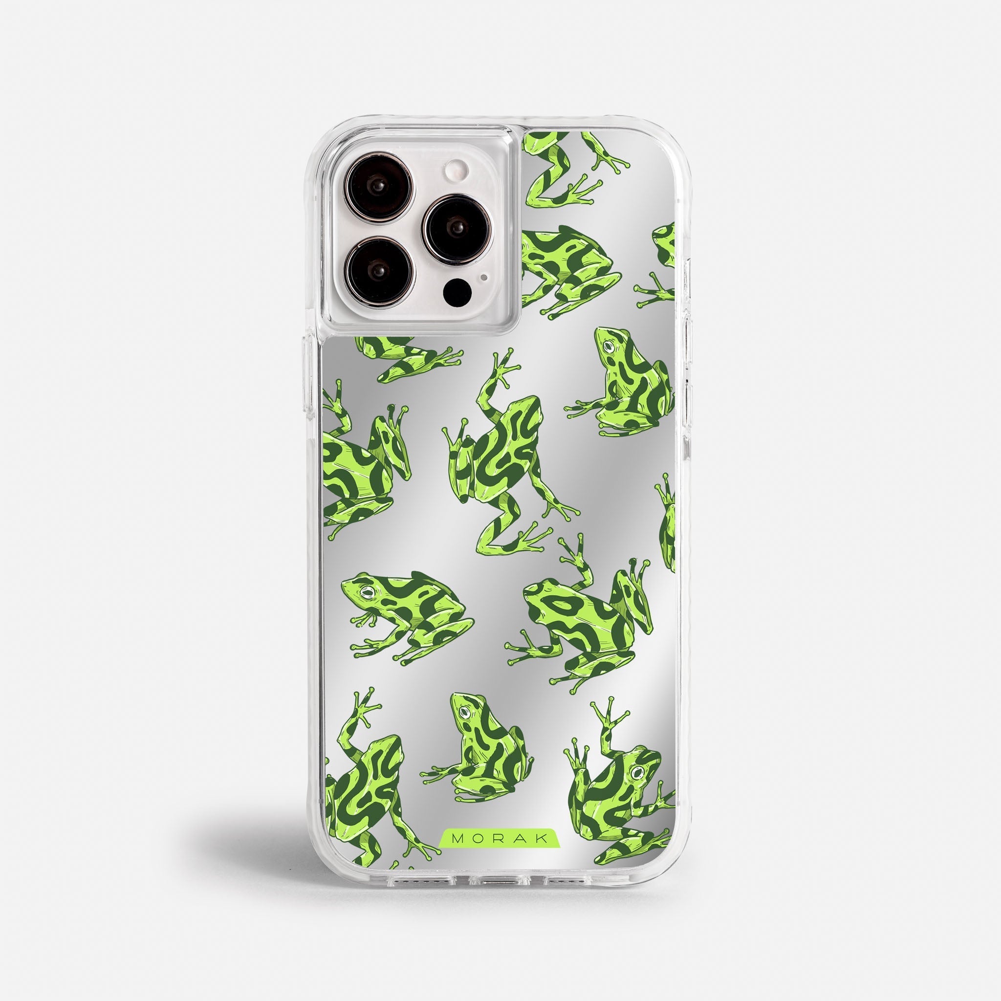 Case Frog Party - Espejo Premium – Protección antigolpe | Diseño colombiano | Morak
