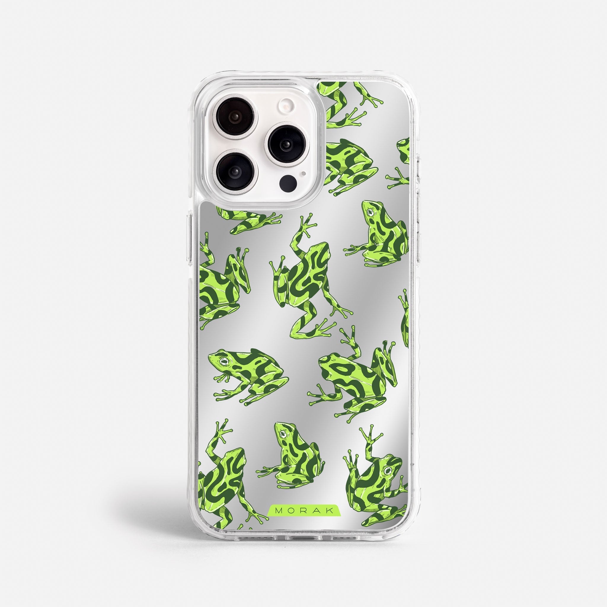 Case Frog Party - Espejo Premium – Protección antigolpe | Diseño colombiano | Morak