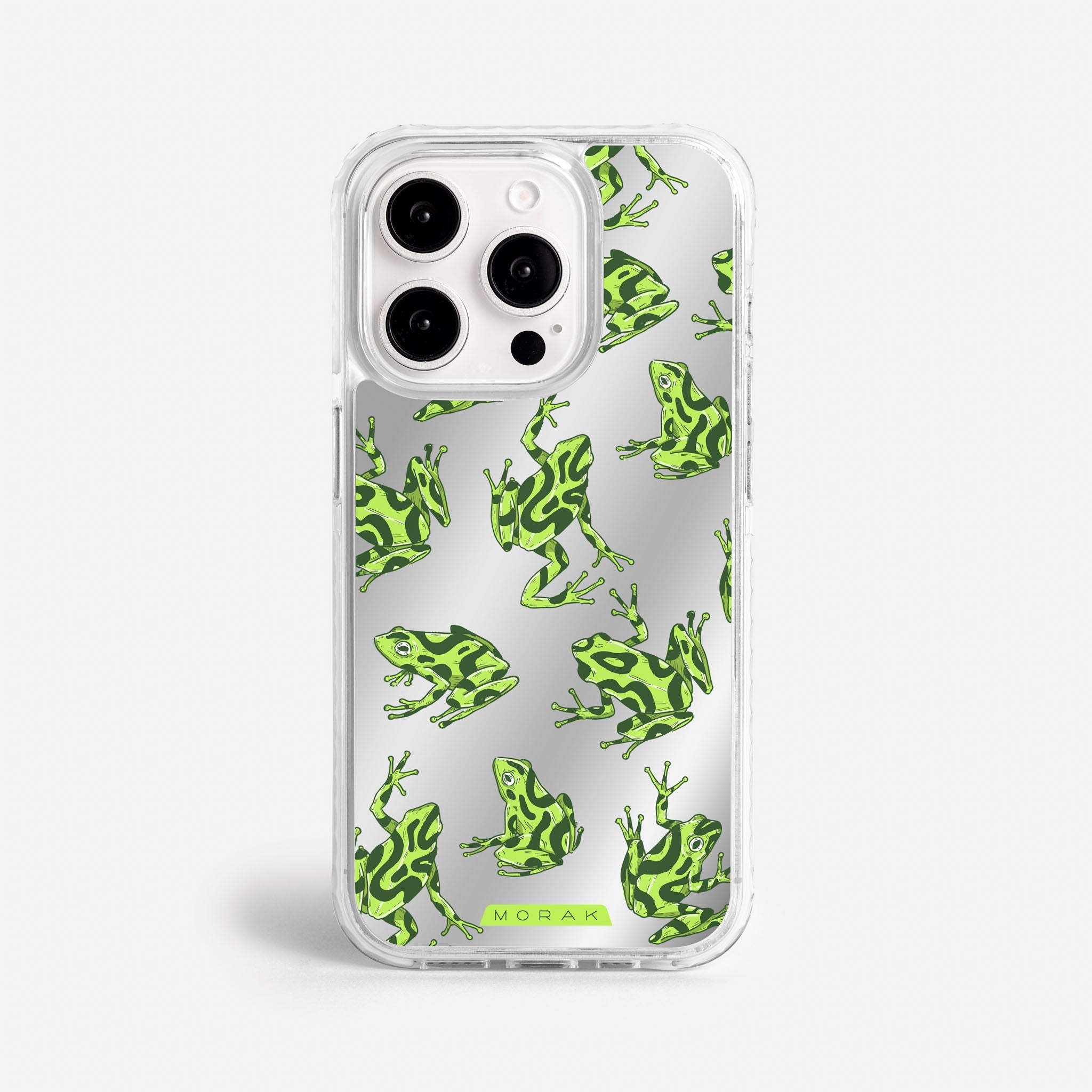 Case Frog Party - Espejo Premium – Protección antigolpe | Diseño colombiano | Morak