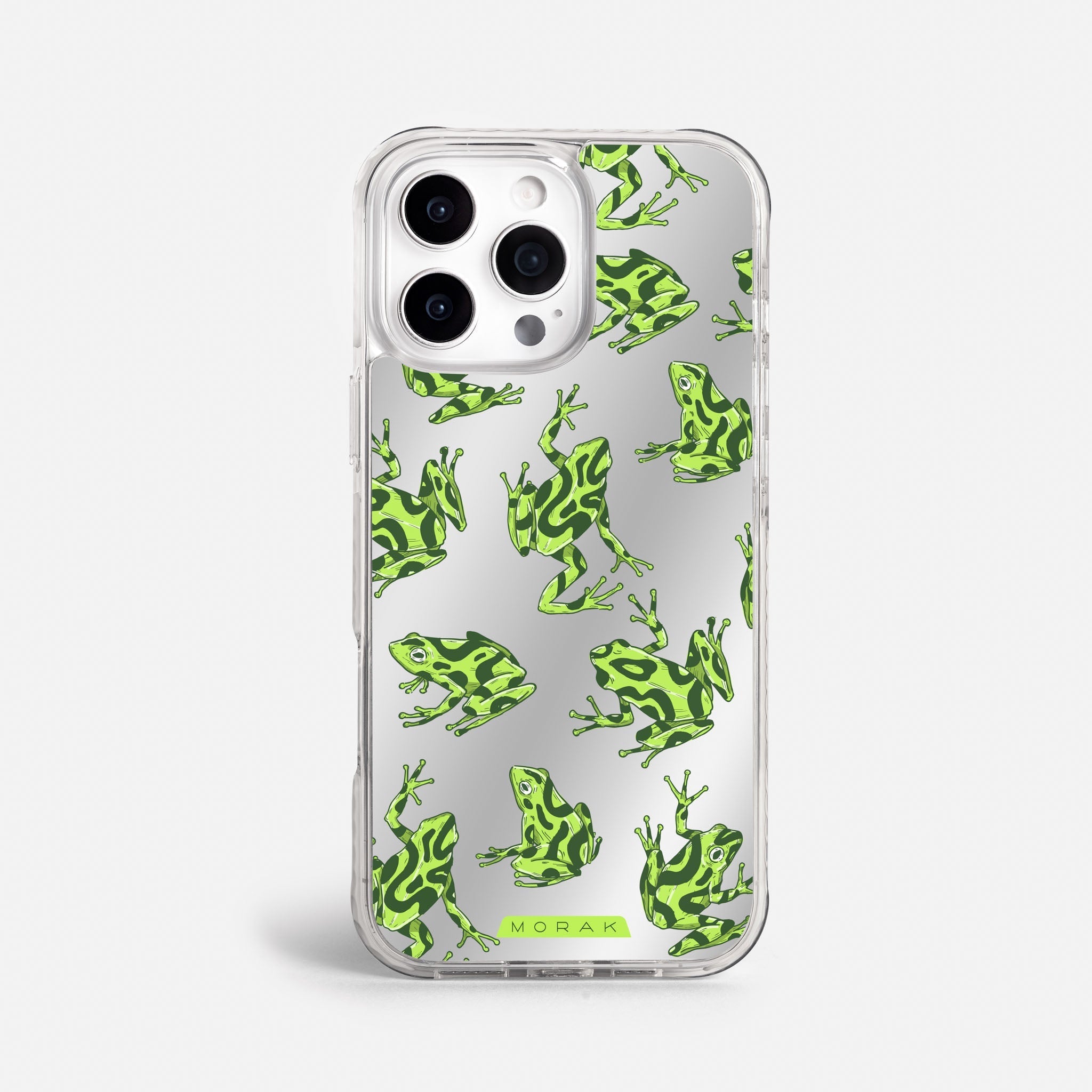 Case Frog Party - Espejo Premium – Protección antigolpe | Diseño colombiano | Morak