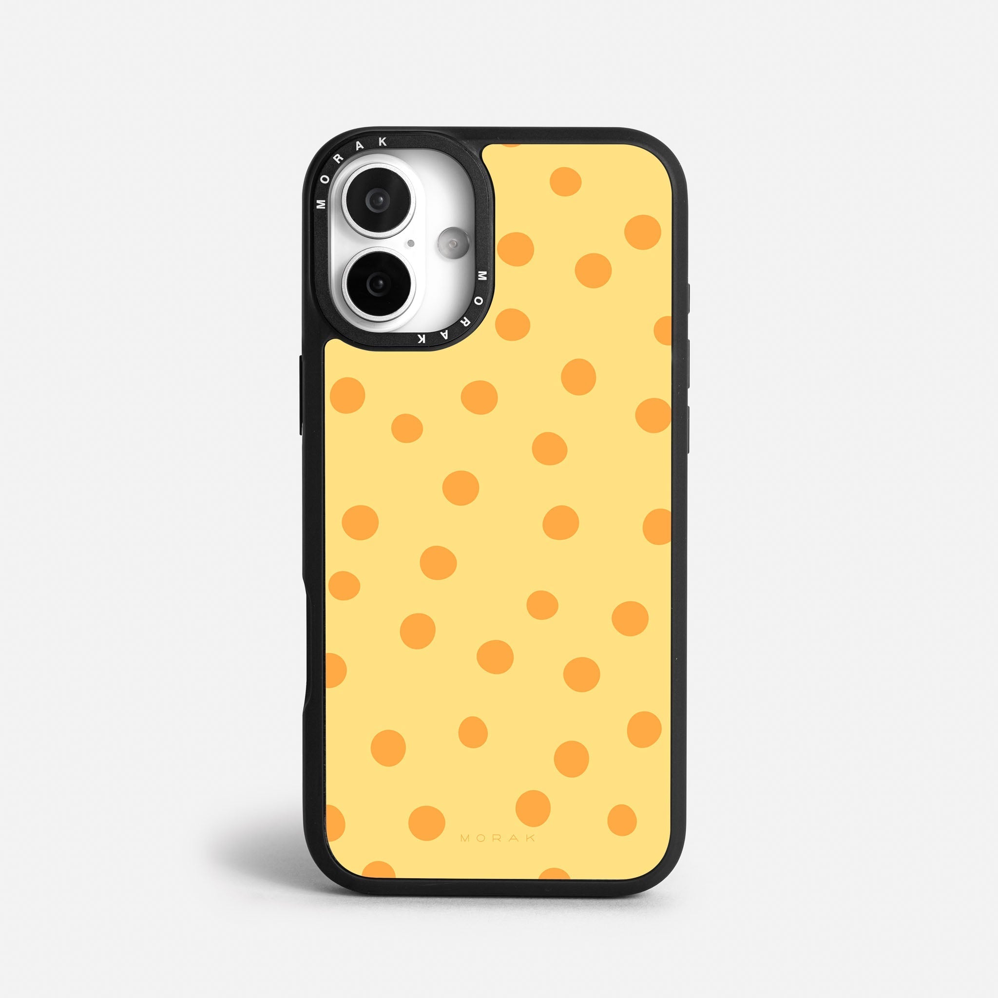Case Golden Dots - Blanco Premium – Protección antigolpe | Diseño colombiano | Morak