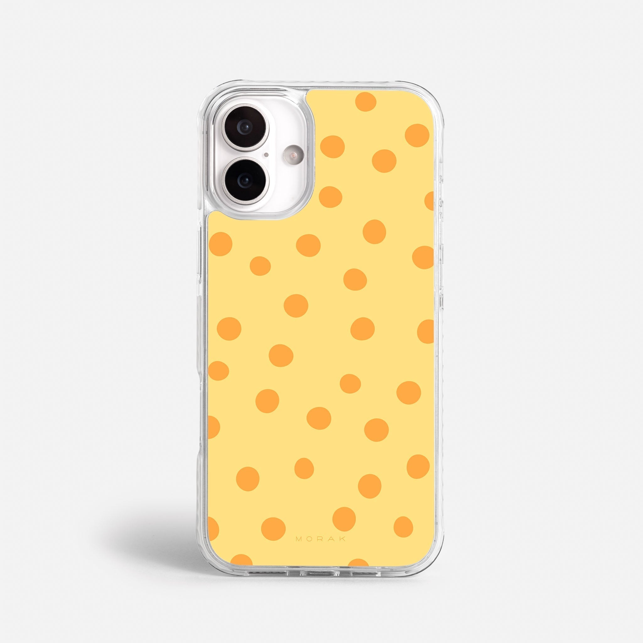 Case Golden Dots - Blanco Premium – Protección antigolpe | Diseño colombiano | Morak