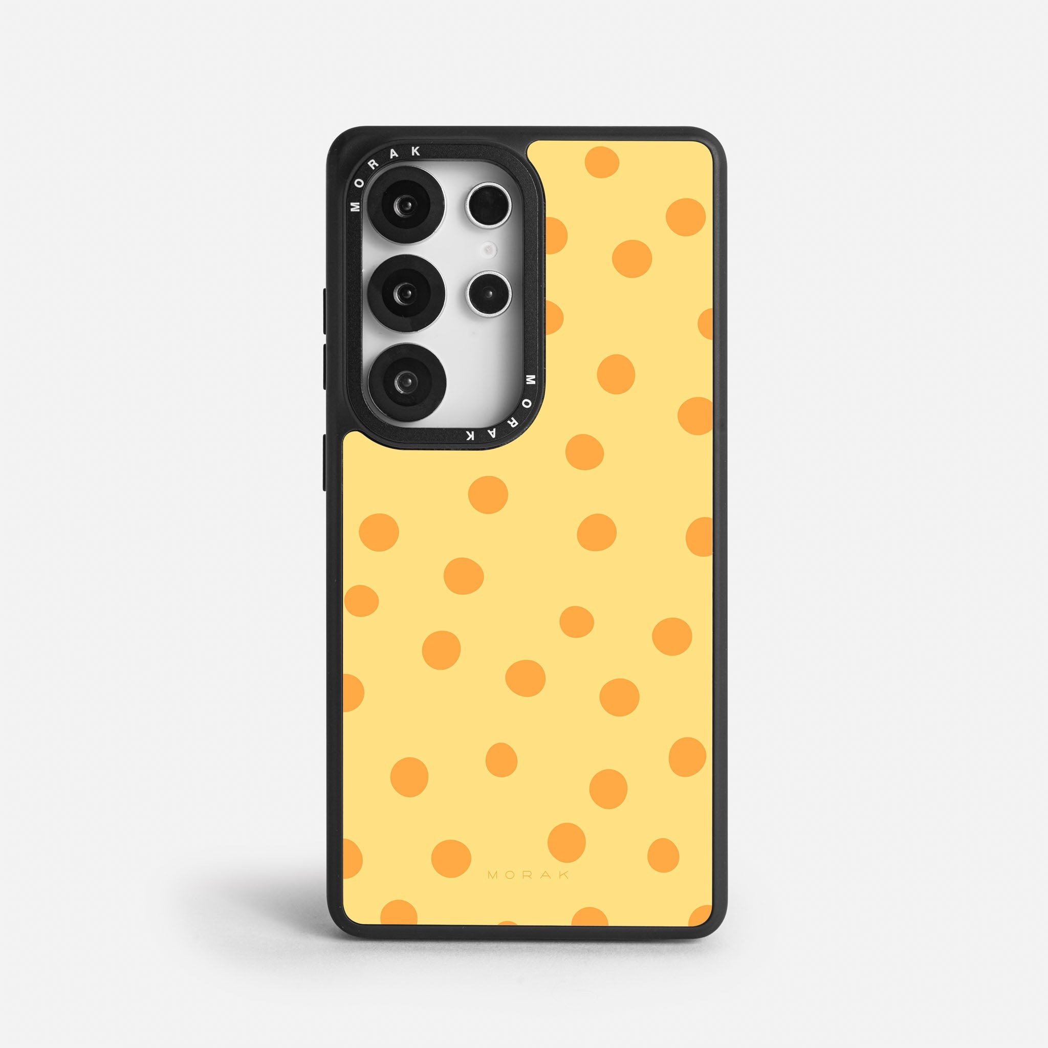 Case Golden Dots - Blanco Premium – Protección antigolpe | Diseño colombiano | Morak