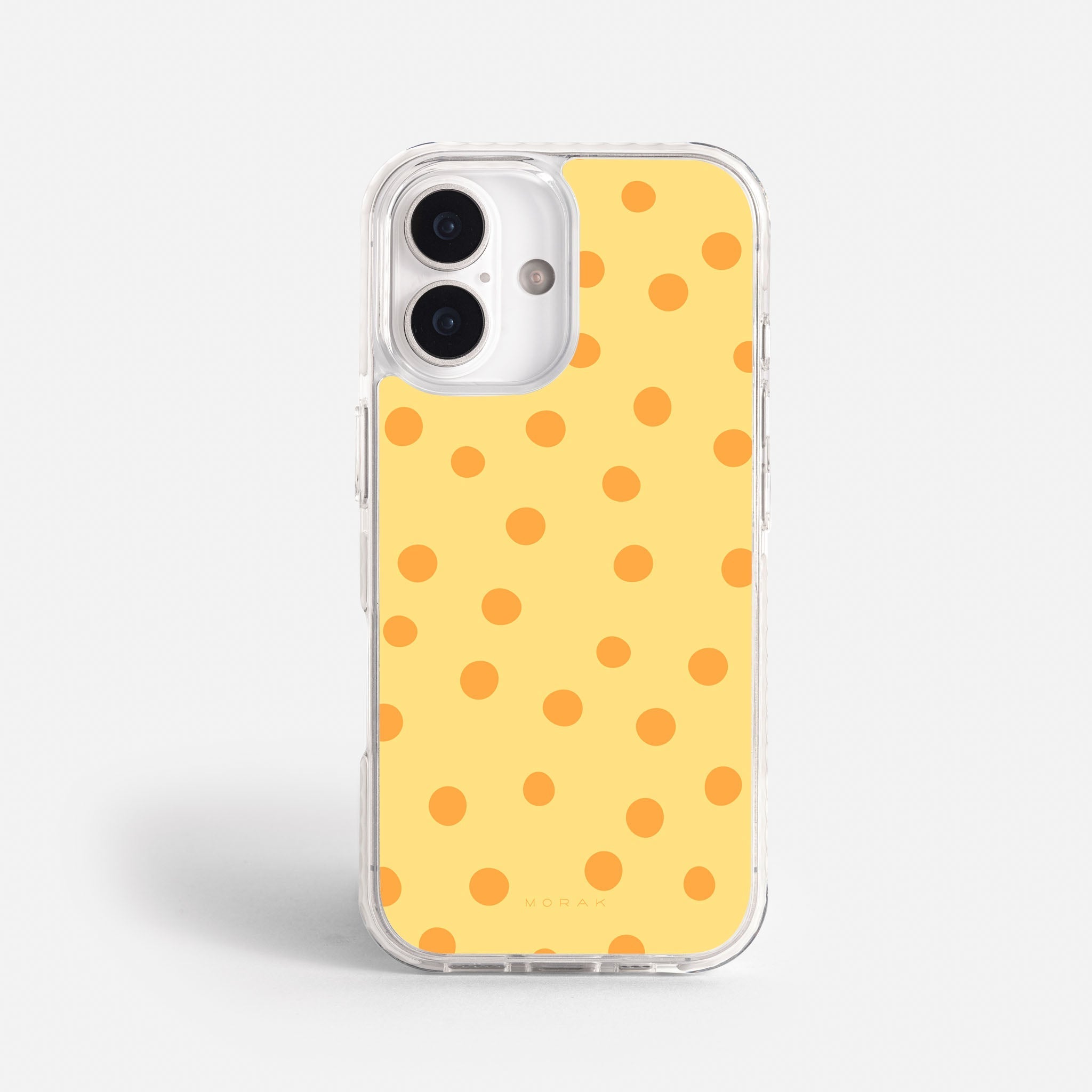 Case Golden Dots - Blanco Premium – Protección antigolpe | Diseño colombiano | Morak