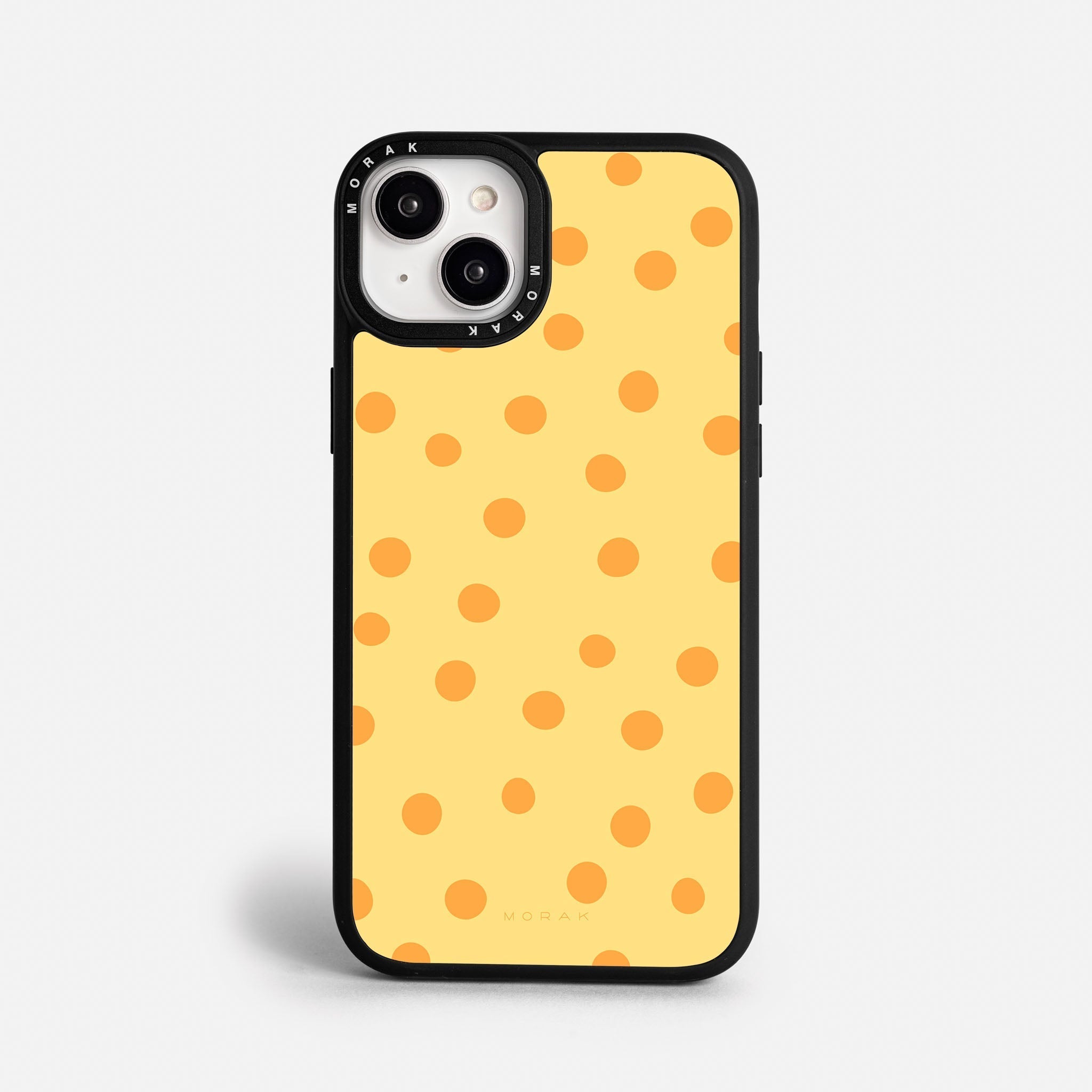 Case Golden Dots - Blanco Premium – Protección antigolpe | Diseño colombiano | Morak