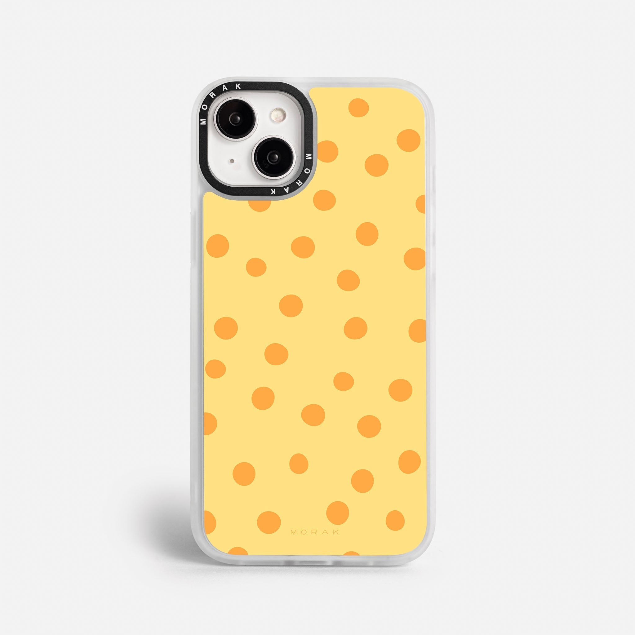 Case Golden Dots - Blanco Premium – Protección antigolpe | Diseño colombiano | Morak