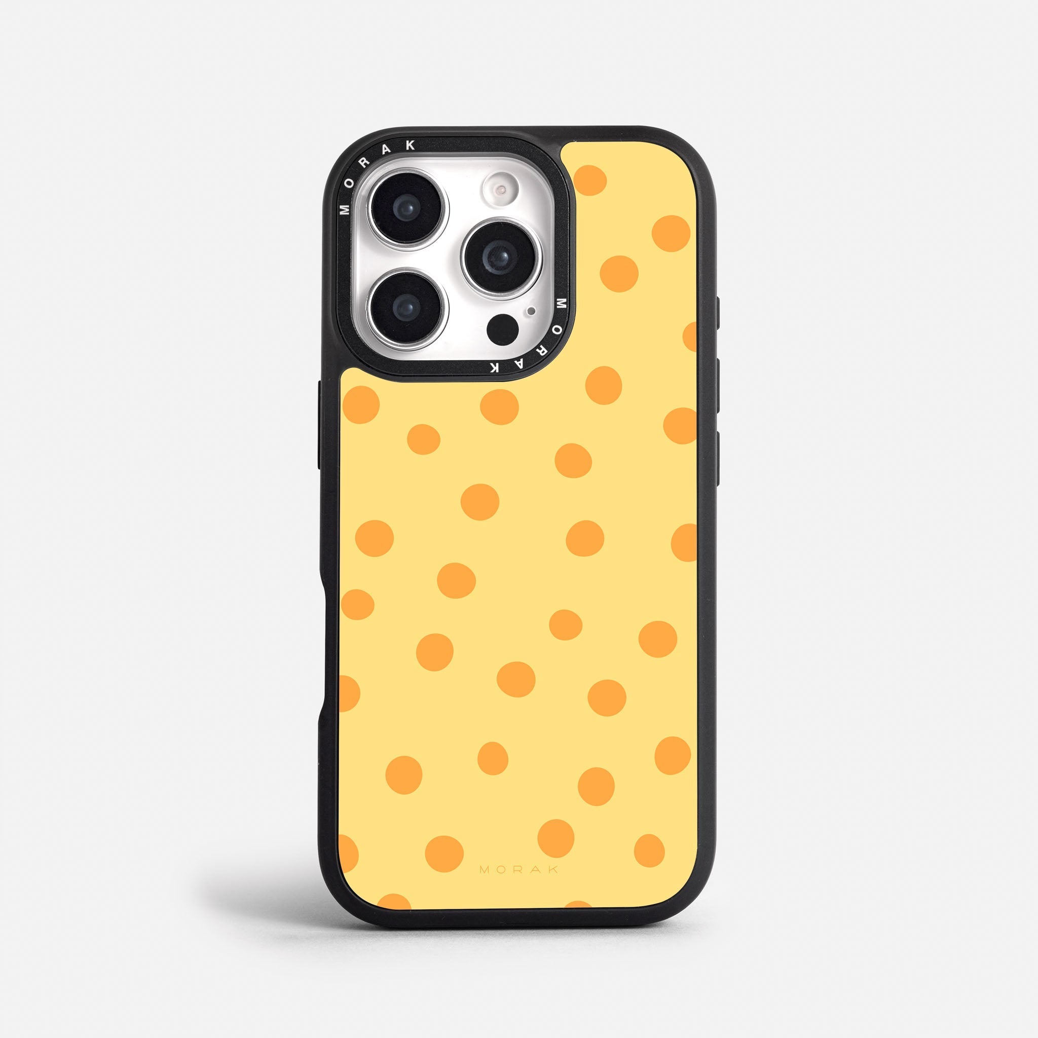 Case Golden Dots - Blanco Premium – Protección antigolpe | Diseño colombiano | Morak