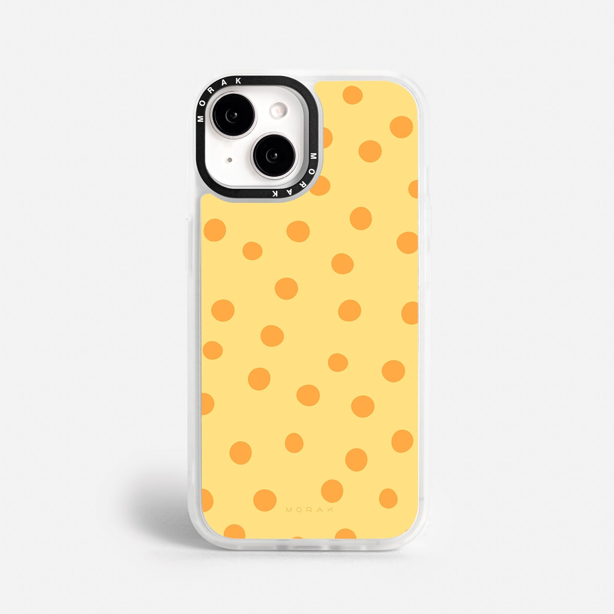 Case Golden Dots - Blanco Premium – Protección antigolpe | Diseño colombiano | Morak