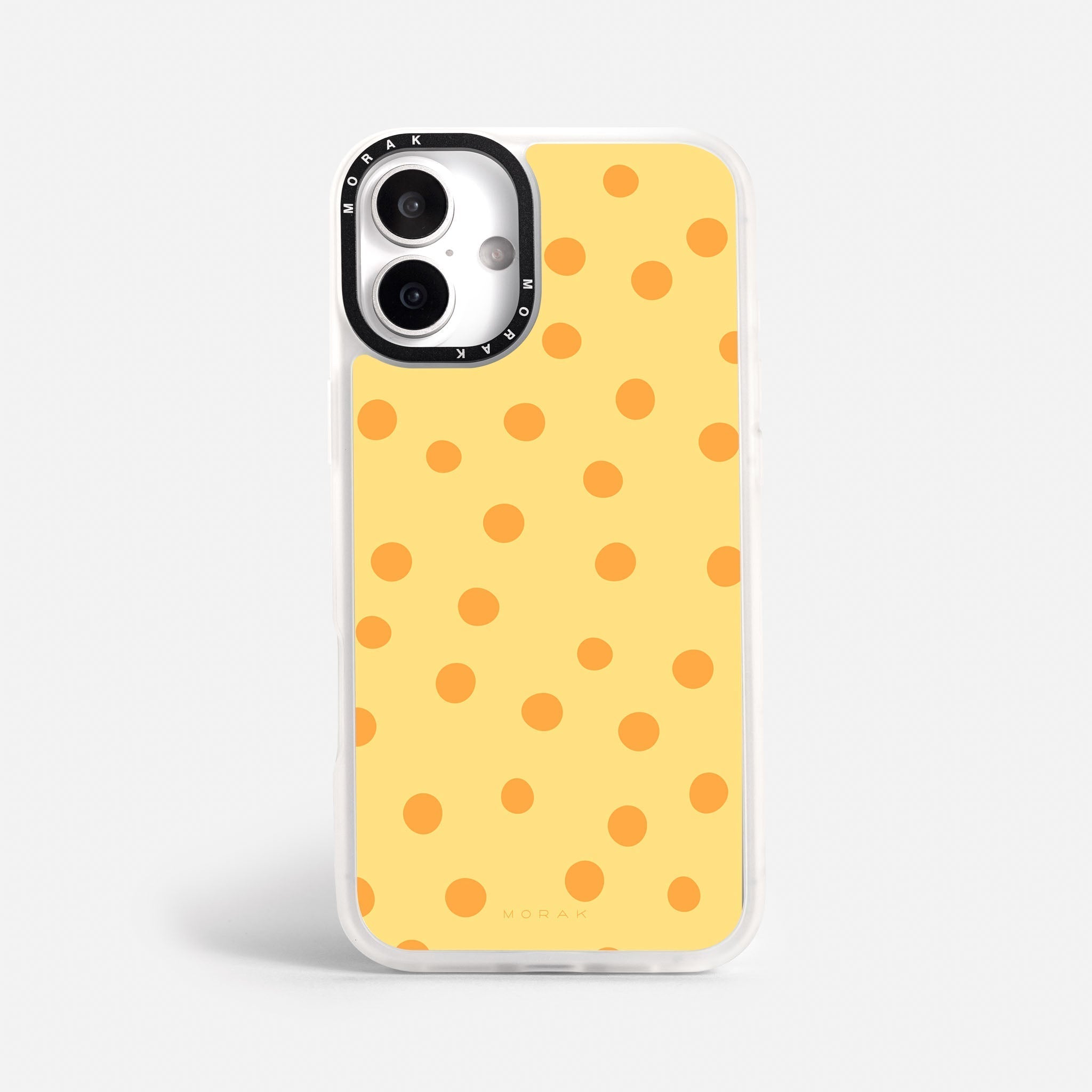 Case Golden Dots - Blanco Premium – Protección antigolpe | Diseño colombiano | Morak
