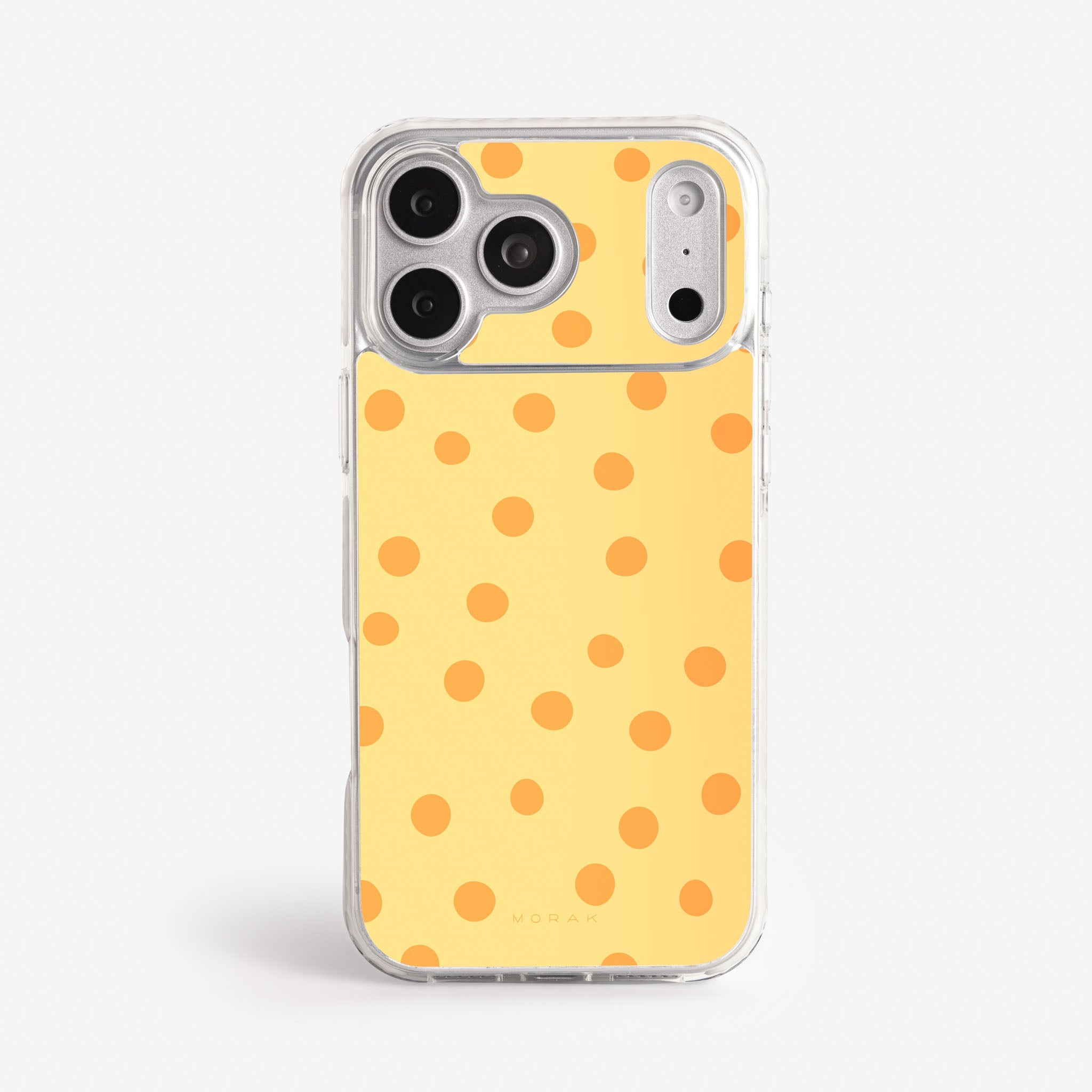 Case Golden Dots - Blanco Premium – Protección antigolpe | Diseño colombiano | Morak