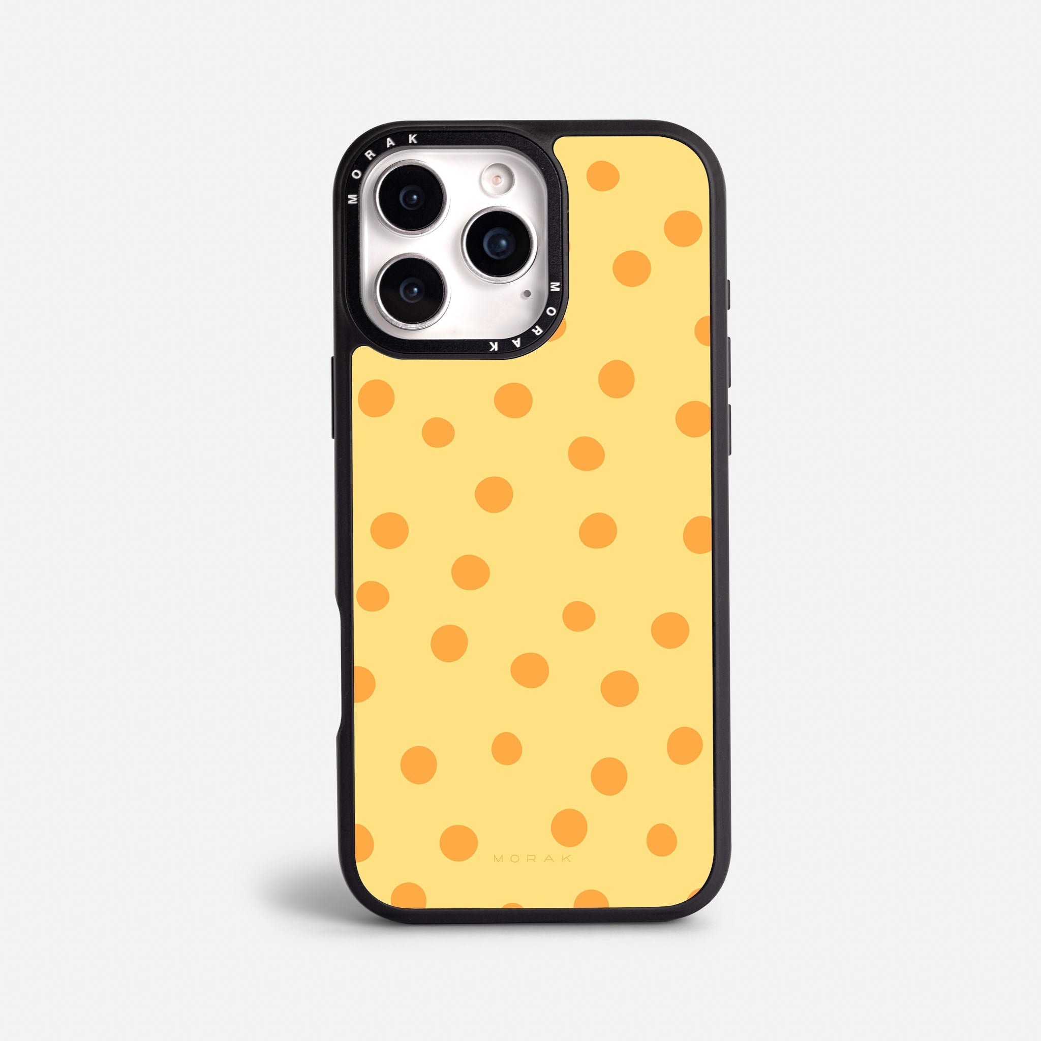 Case Golden Dots - Blanco Premium – Protección antigolpe | Diseño colombiano | Morak