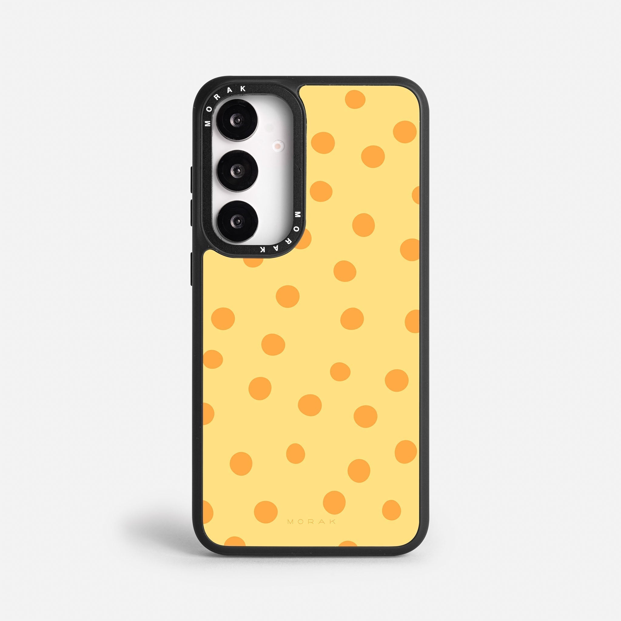 Case Golden Dots - Blanco Premium – Protección antigolpe | Diseño colombiano | Morak