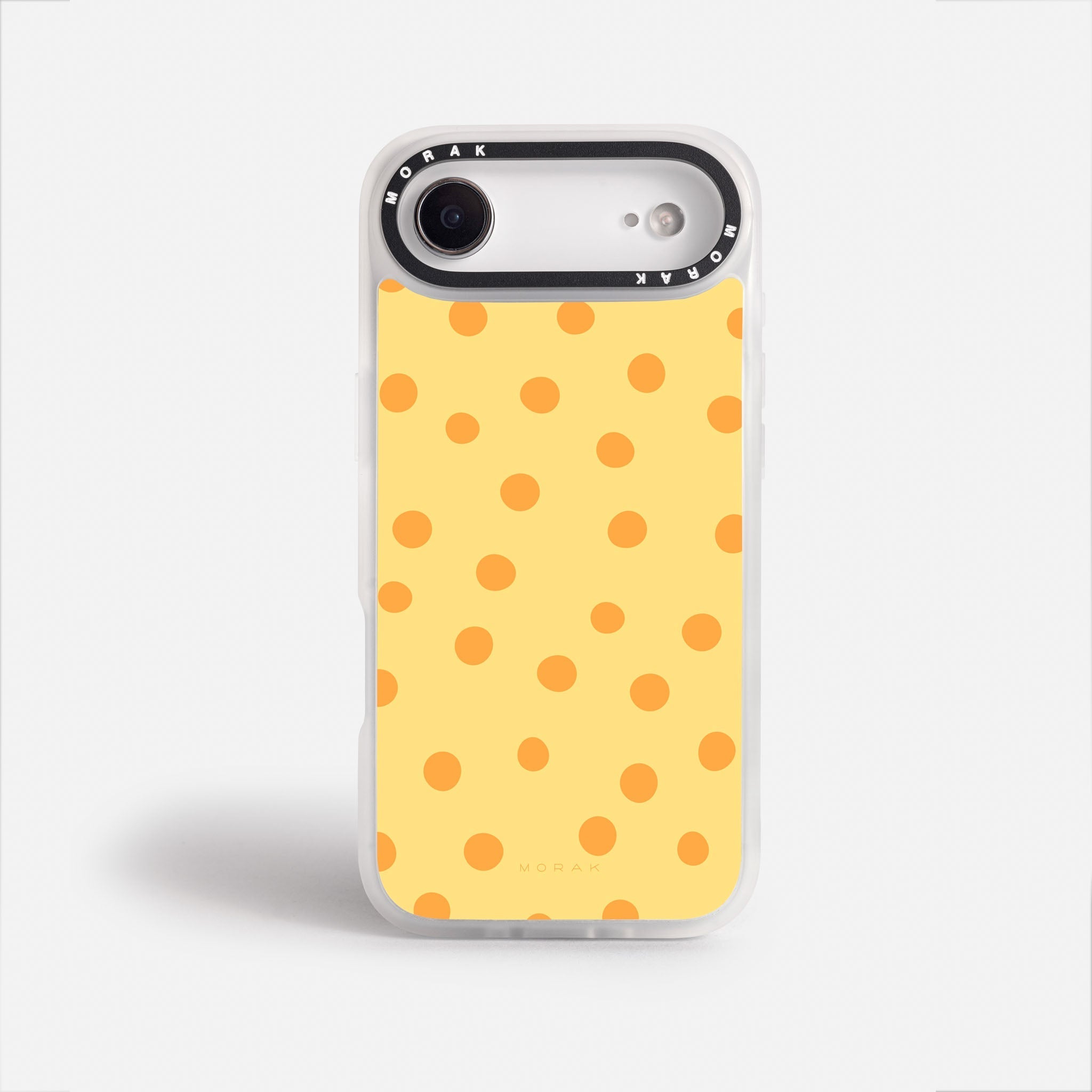 Case Golden Dots - Blanco Premium – Protección antigolpe | Diseño colombiano | Morak