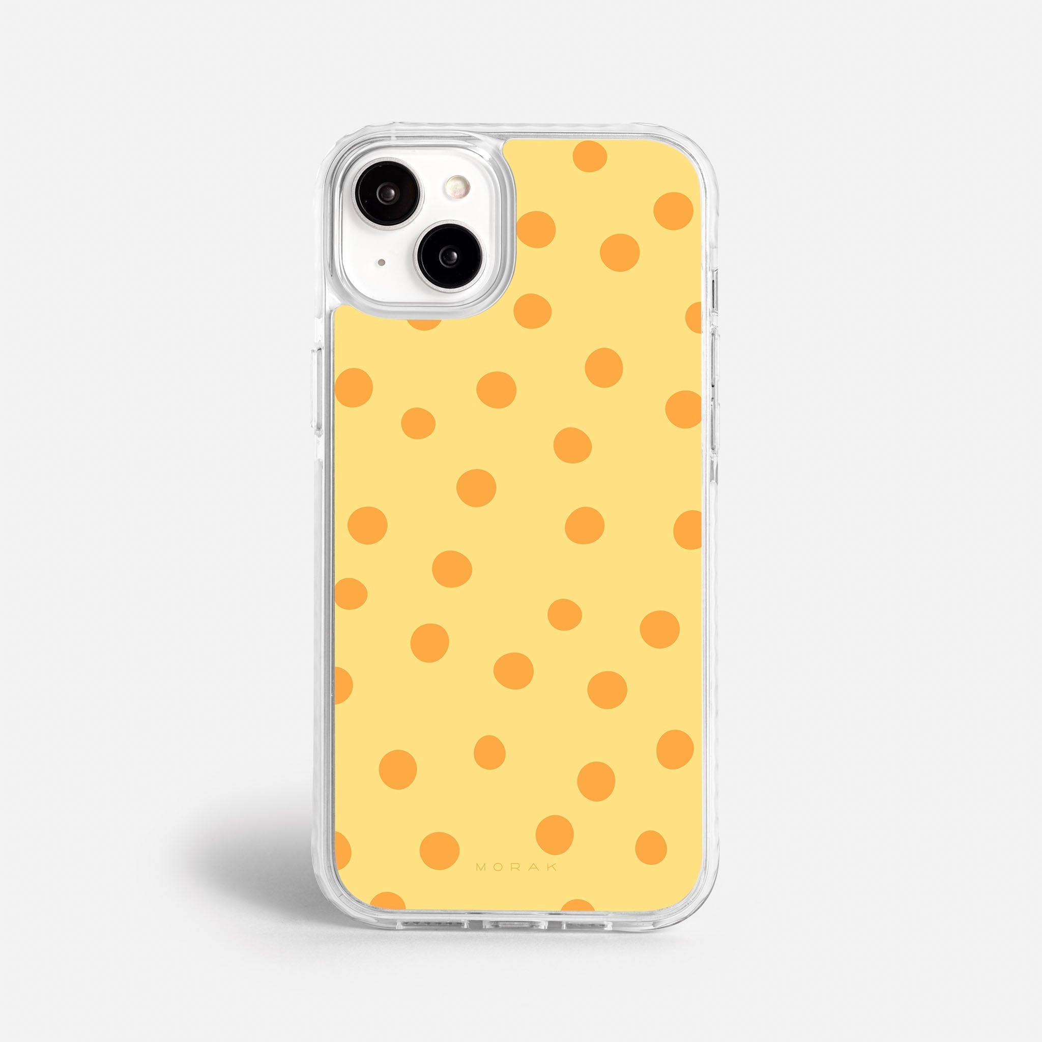 Case Golden Dots - Blanco Premium – Protección antigolpe | Diseño colombiano | Morak