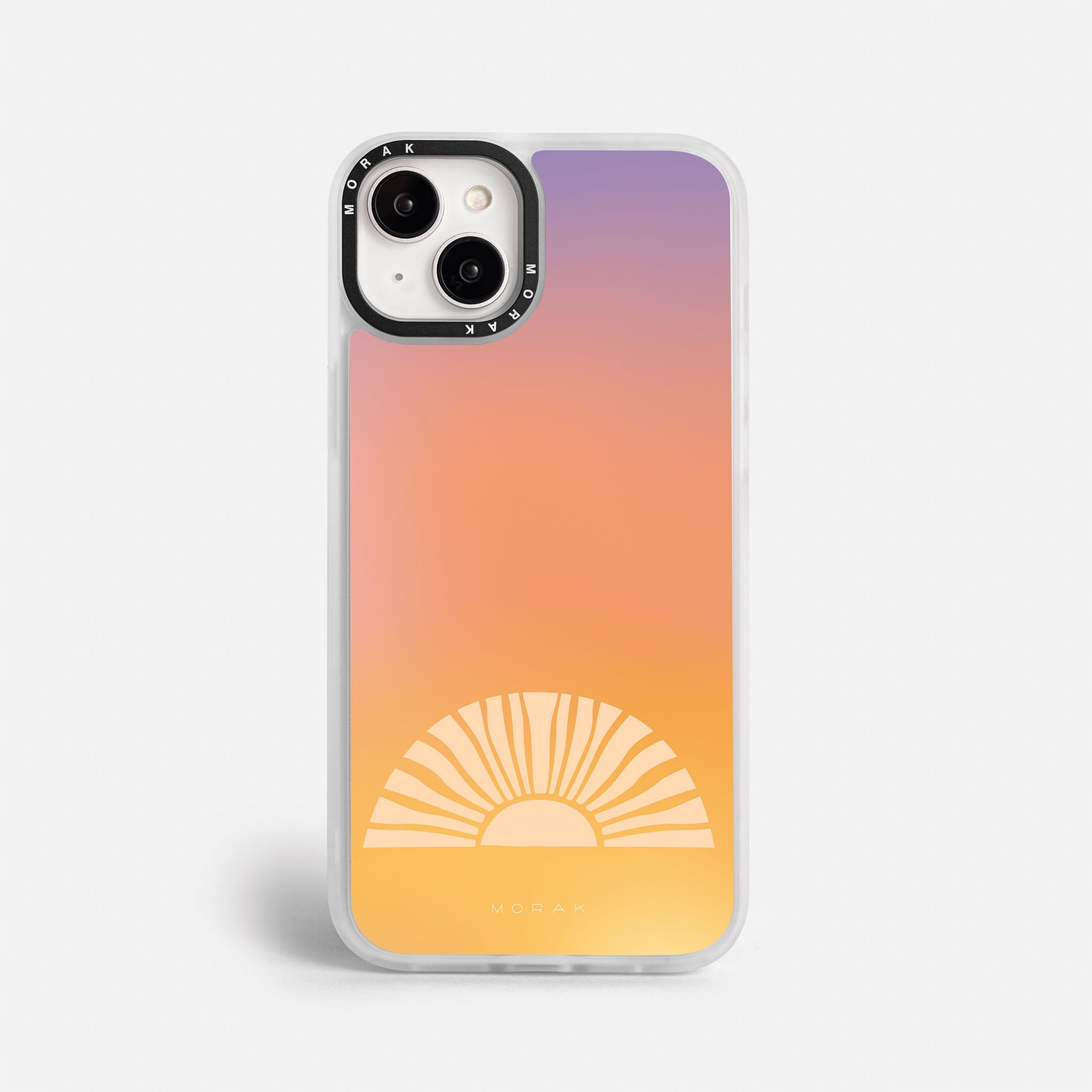 Case Golden Rise - Blanco Premium – Protección antigolpe | Diseño colombiano | Morak