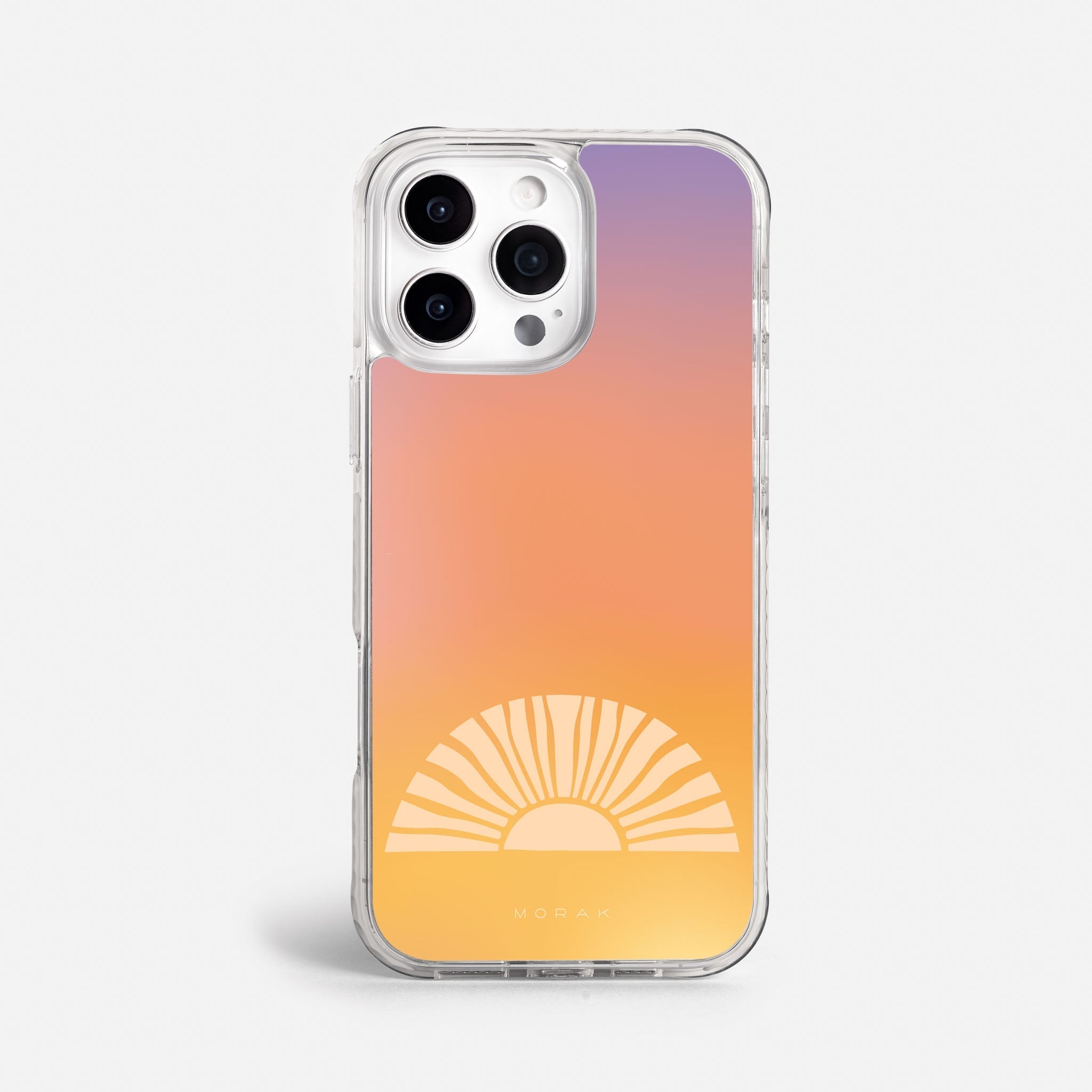 Case Golden Rise - Blanco Premium – Protección antigolpe | Diseño colombiano | Morak