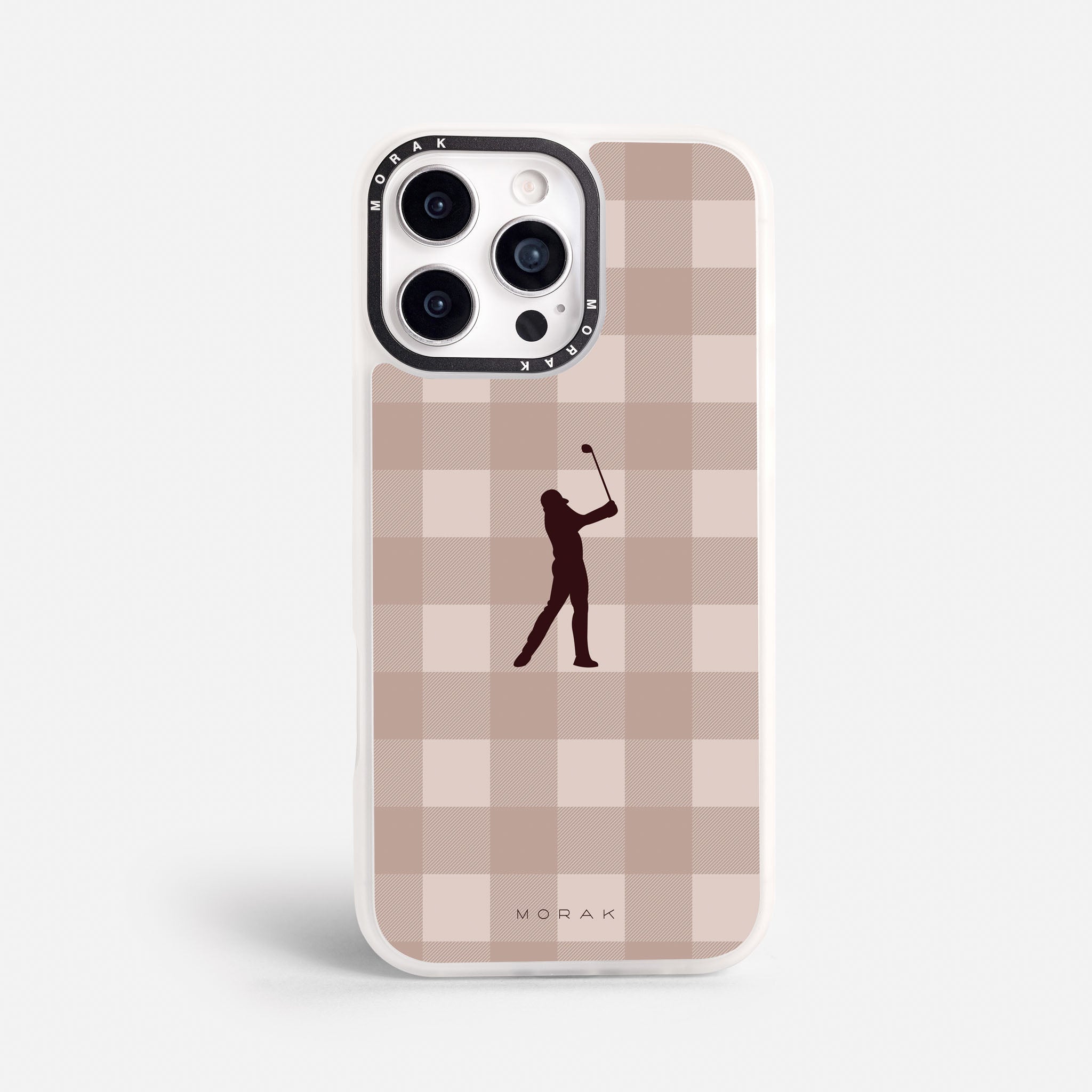 Case Golf Check - Blanco Premium – Protección antigolpe | Diseño colombiano | Morak