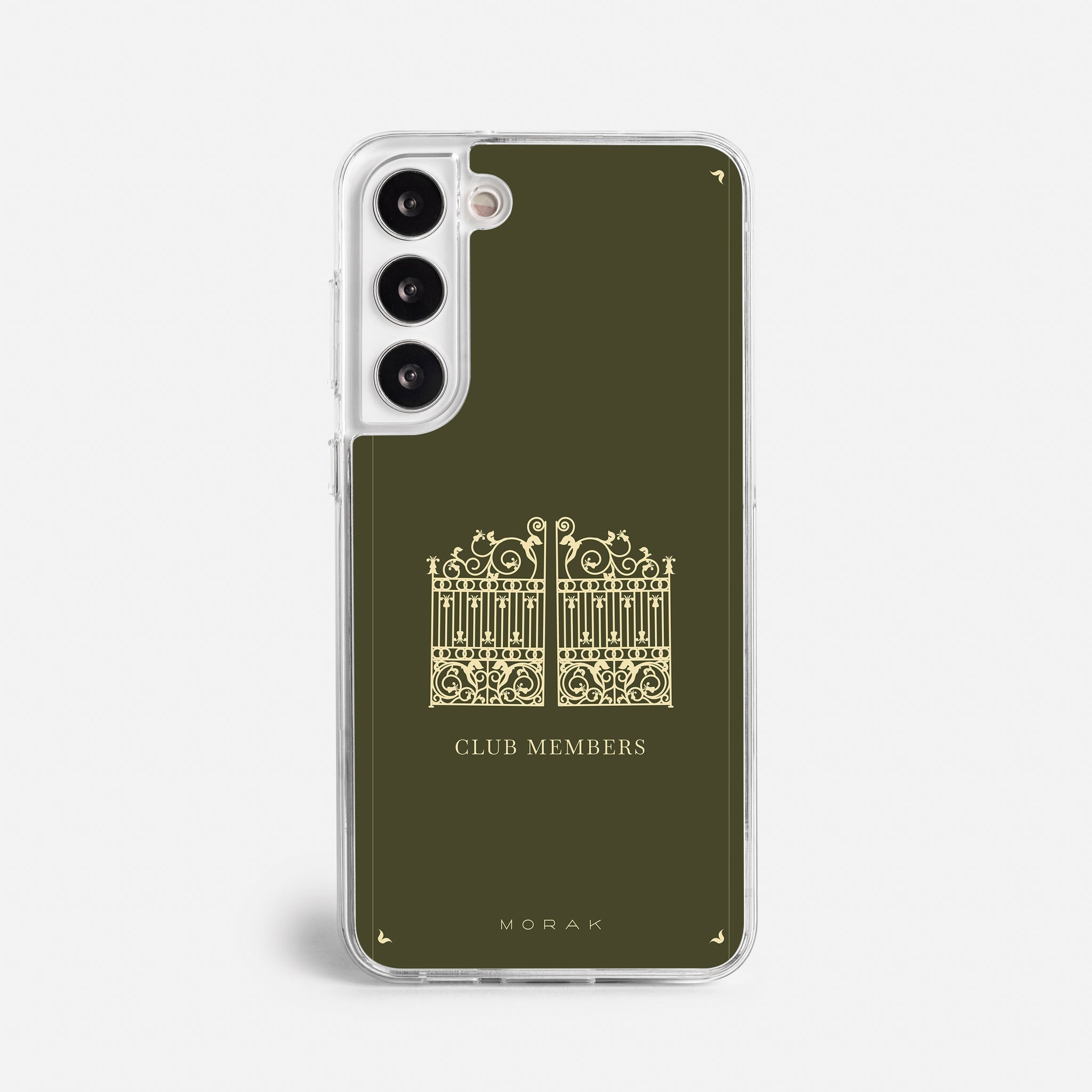 Case Green Gate - Blanco Premium – Protección antigolpe | Diseño colombiano | Morak
