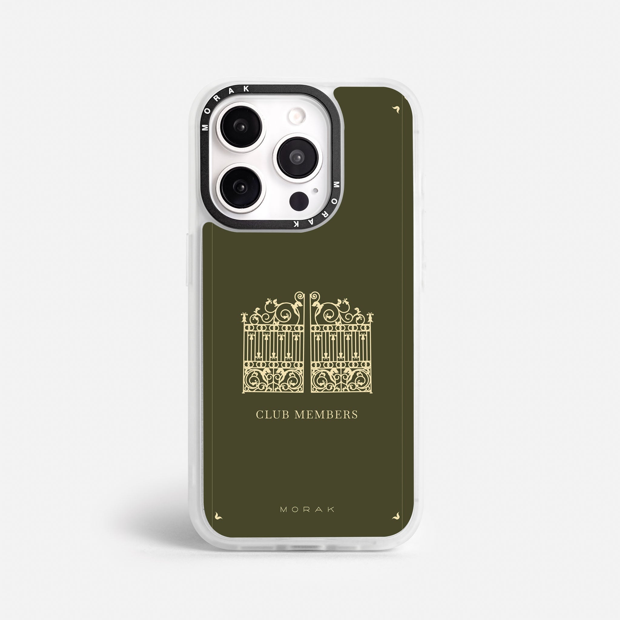 Case Green Gate - Blanco Premium – Protección antigolpe | Diseño colombiano | Morak