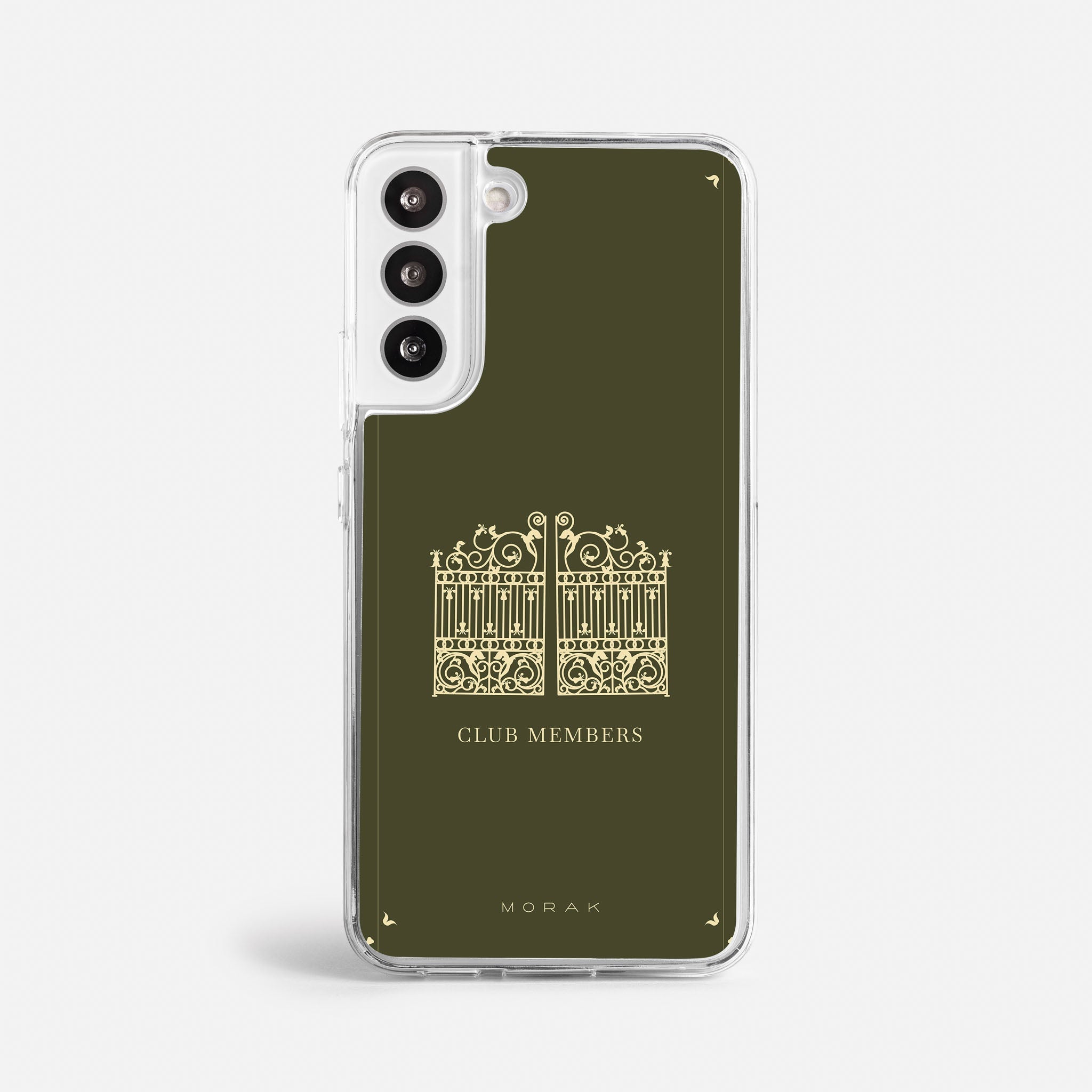 Case Green Gate - Blanco Premium – Protección antigolpe | Diseño colombiano | Morak