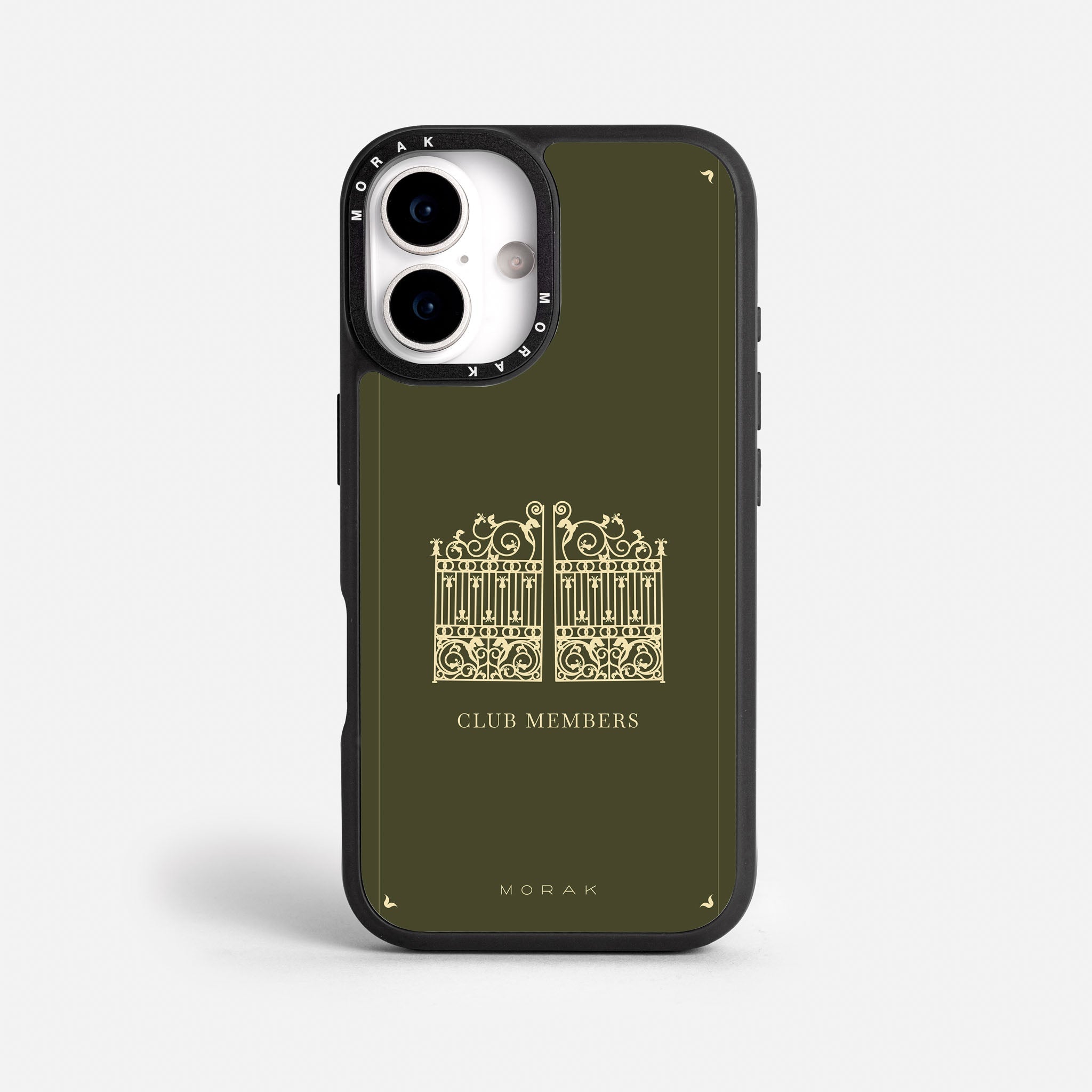 Case Green Gate - Blanco Premium – Protección antigolpe | Diseño colombiano | Morak